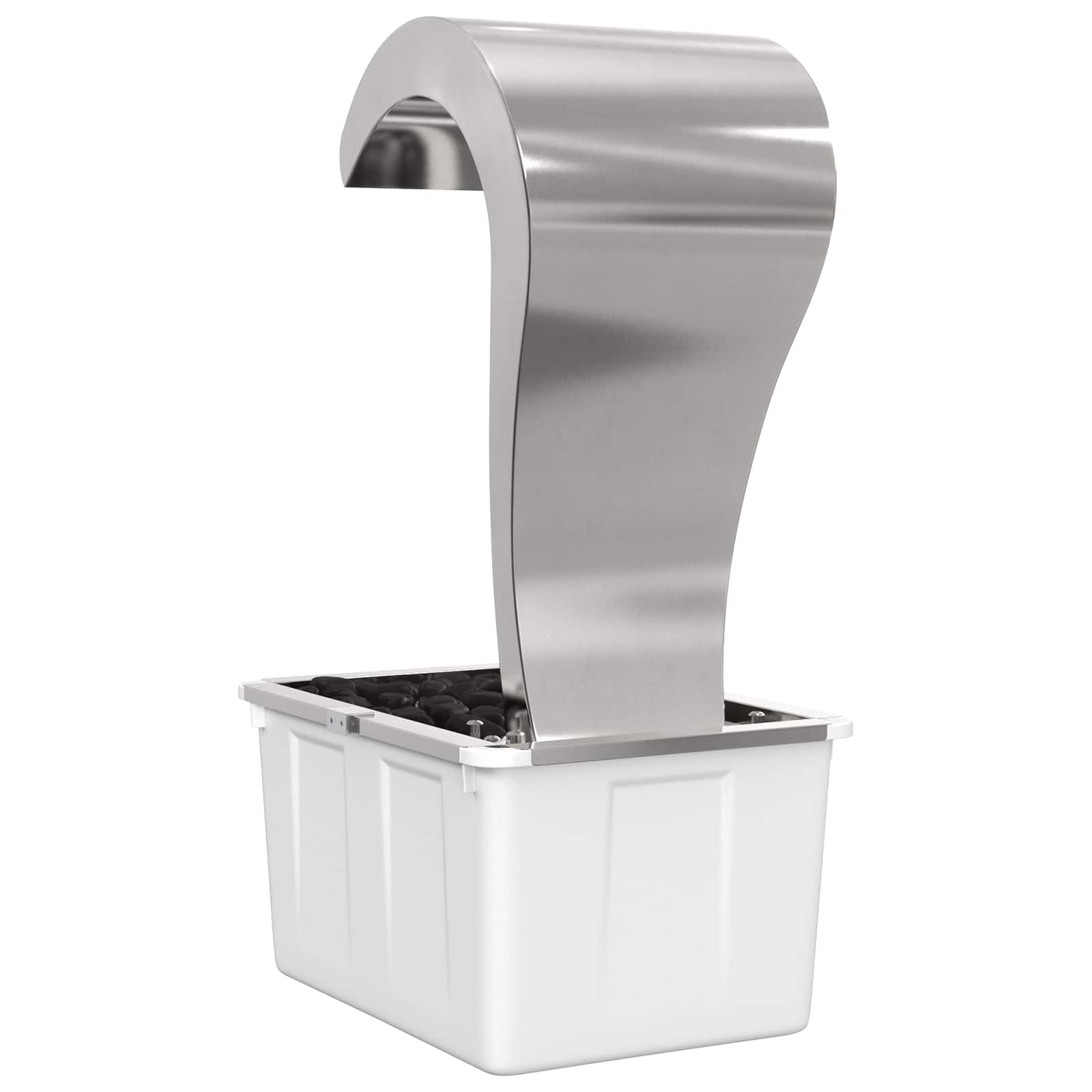 Cascata da Giardino Acciaio Inox 304 54,5 x 34 x 83 cm Argento