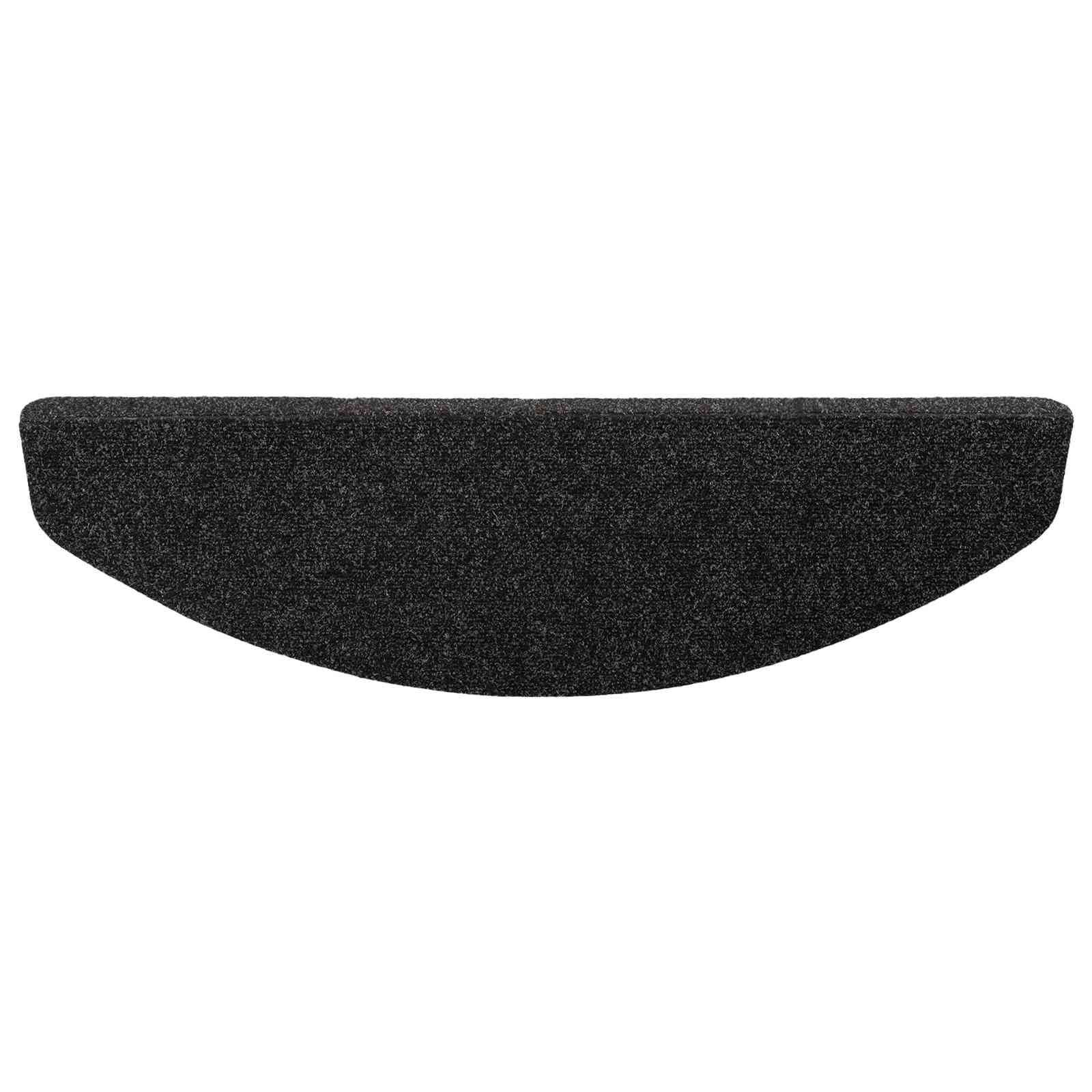 Tappetini per scale autoadesivi 15 pz 80 x 24,5 x 3,5 cm Nero