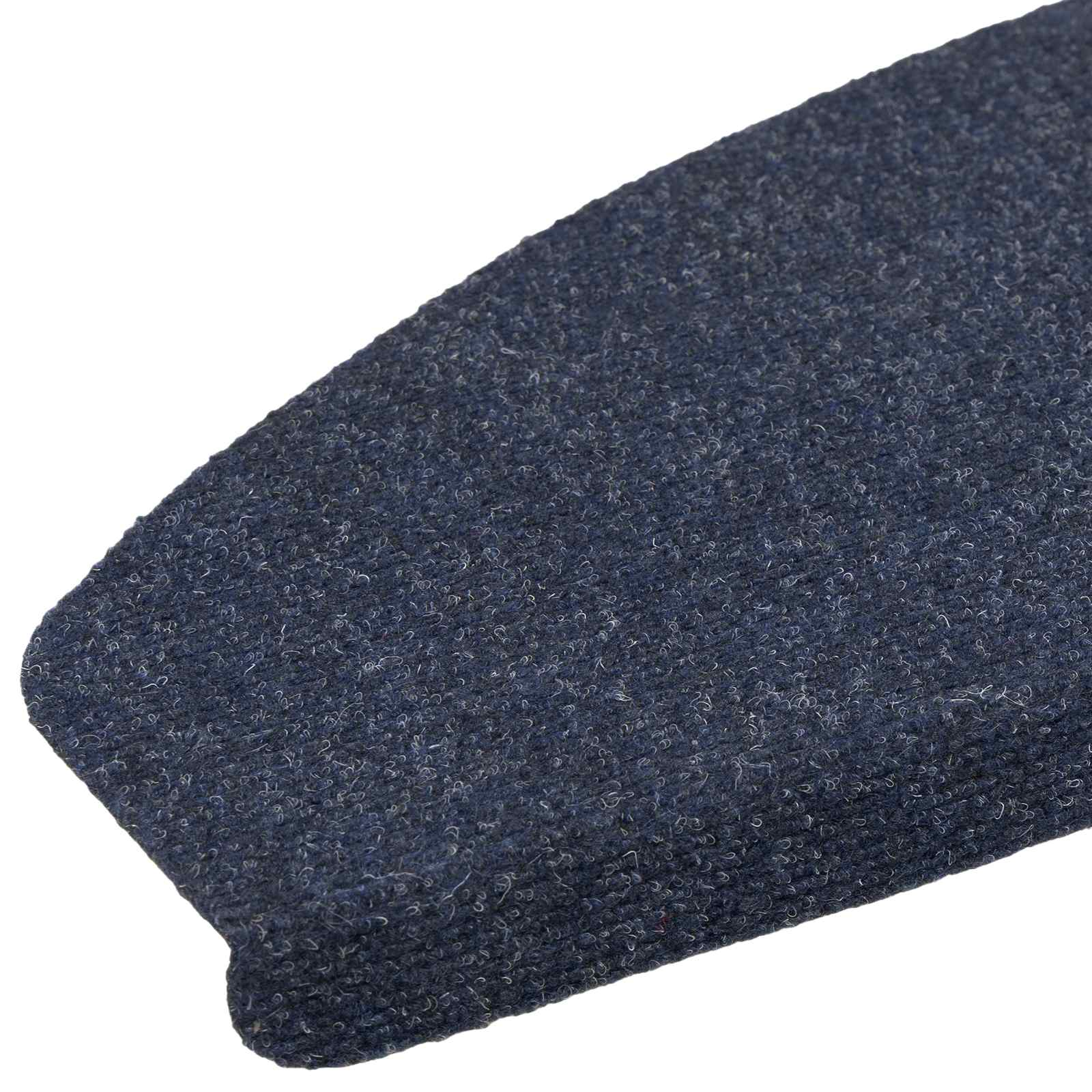 Tappetini per scale autoadesivi 15 pz 80 x 24,5 x 3,5 cm Blu