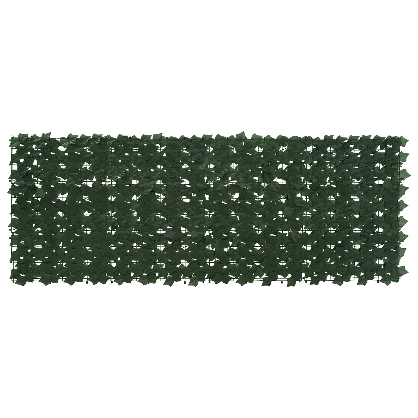 Schermo per balcone con foglie Verde Scuro 200 x 75 cm
