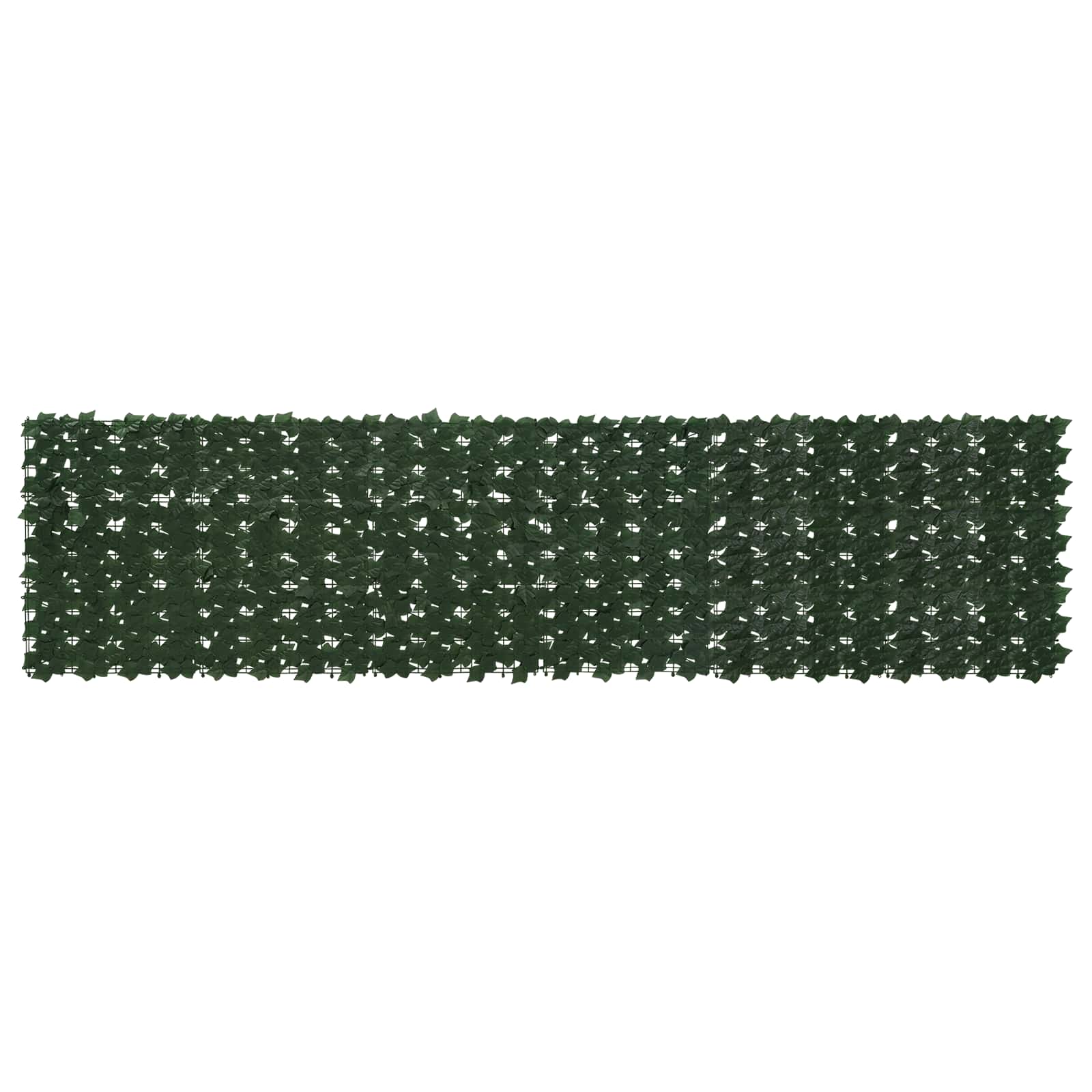 Schermo per balcone con foglie Verde Scuro 300 x 75 cm