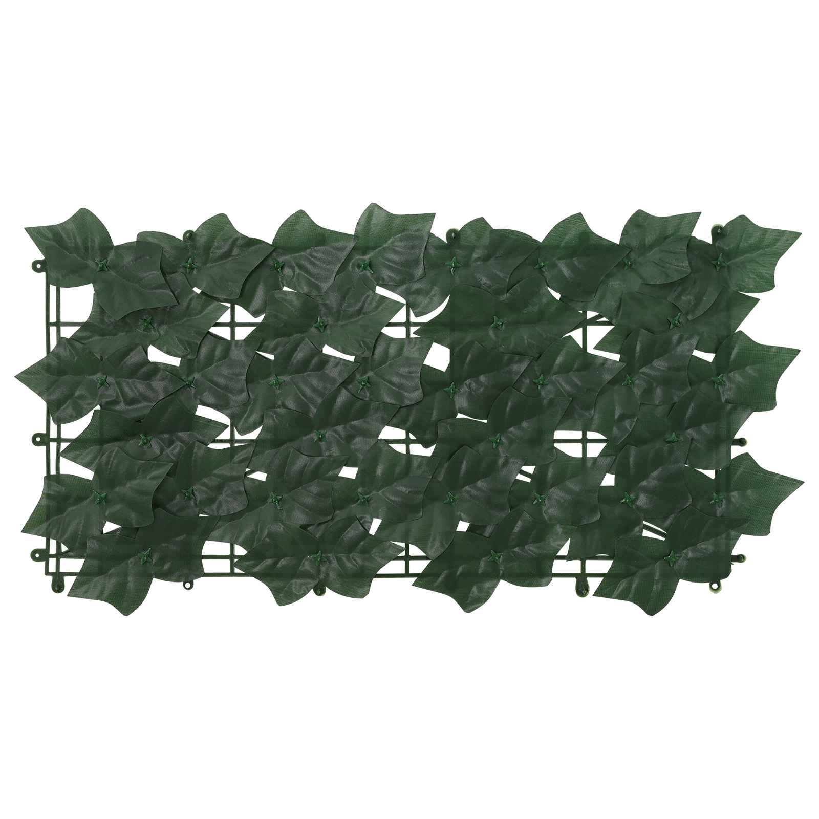 Schermo per balcone con foglie Verde Scuro 300 x 75 cm