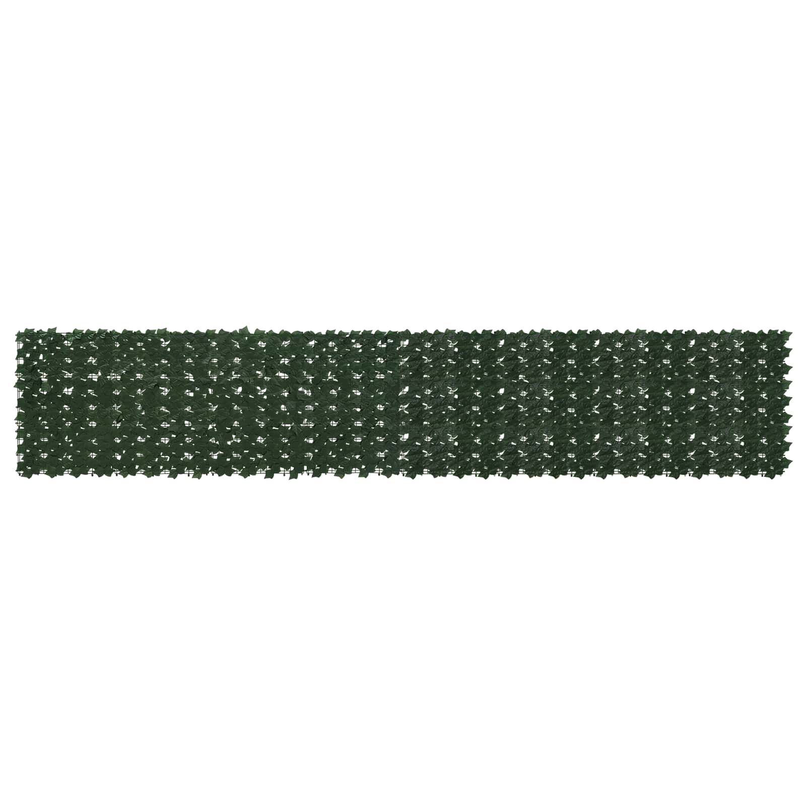 Schermo per balcone con foglie Verde Scuro 400 x 75 cm