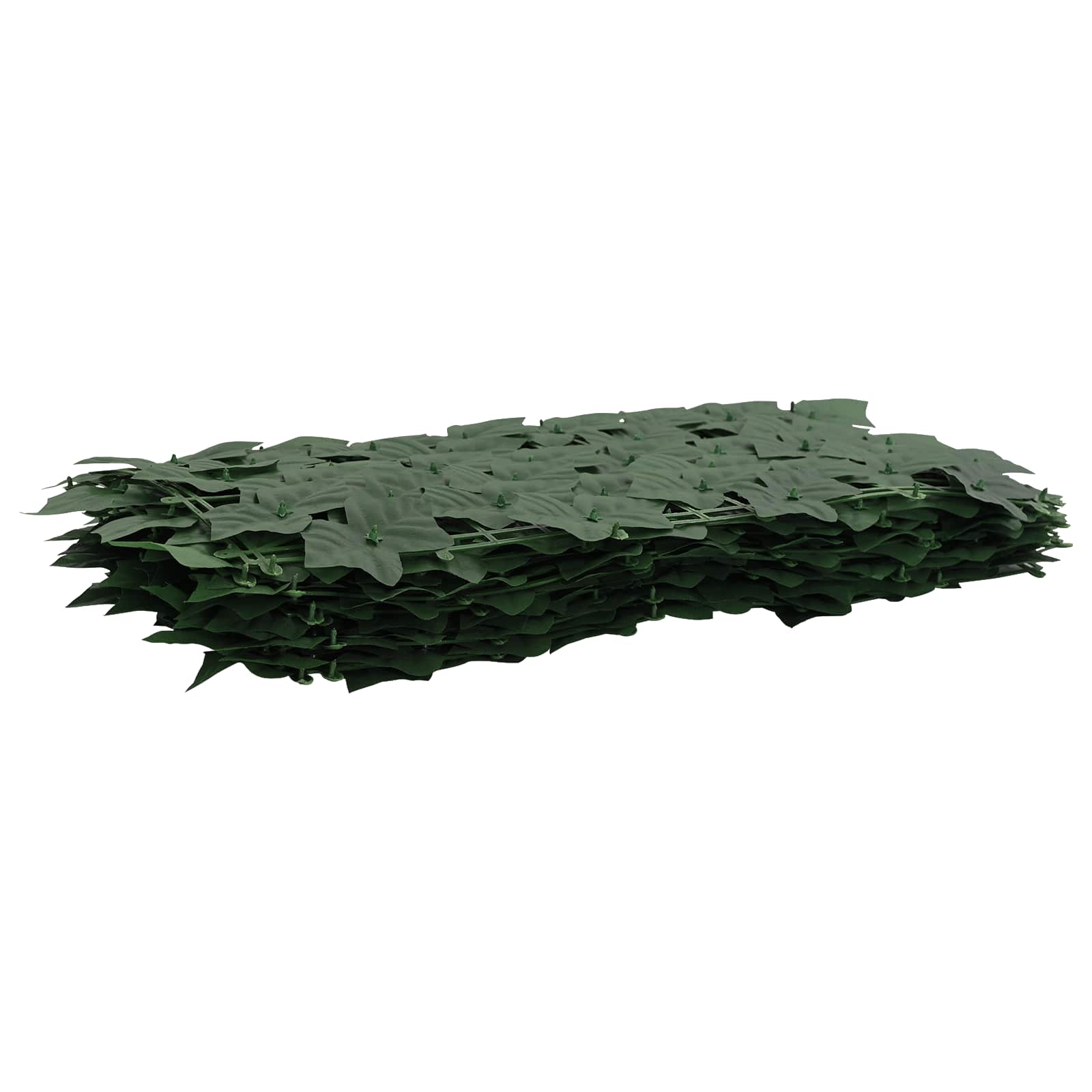 Schermo per balcone con foglie Verde Scuro 400 x 75 cm