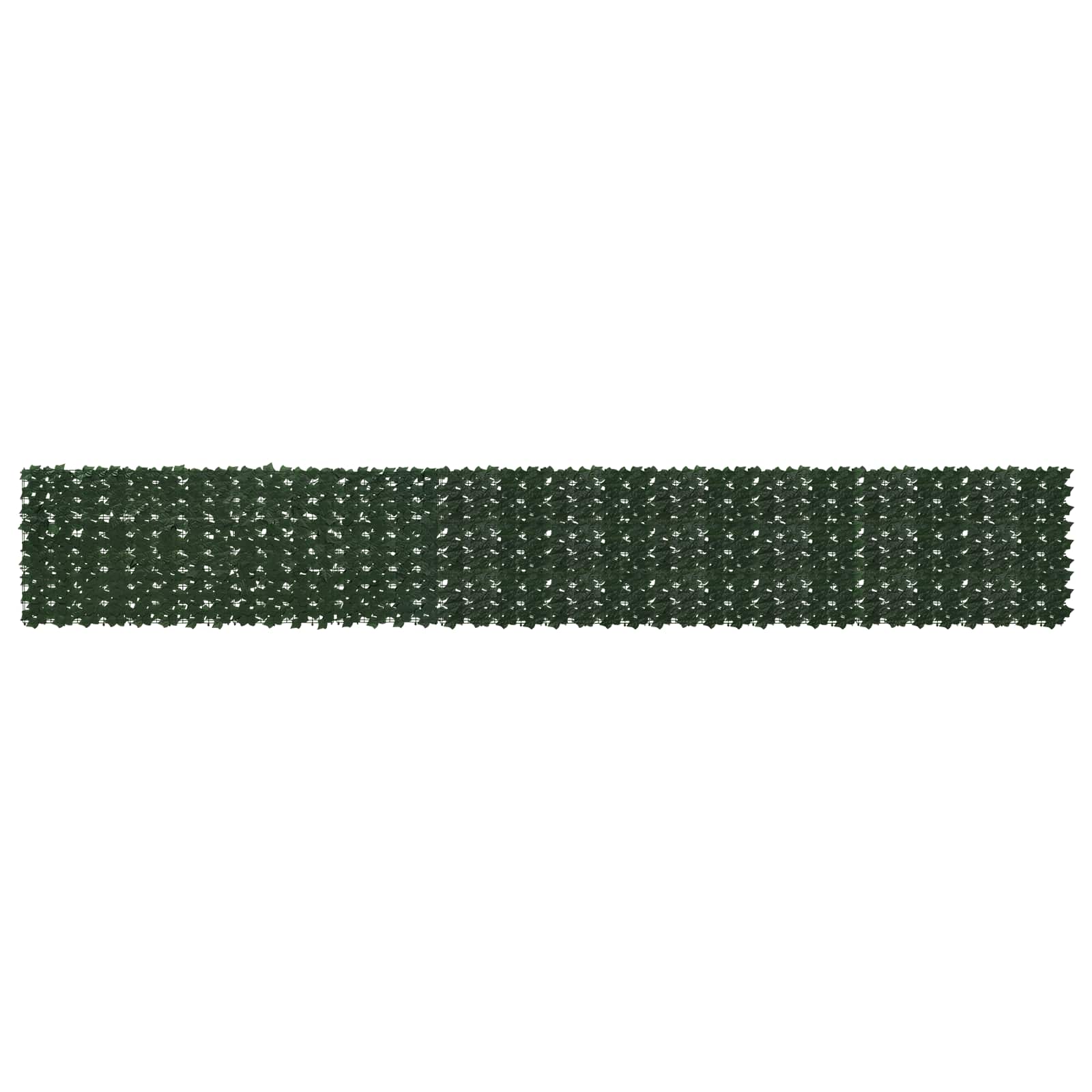 Schermo per balcone con foglie Verde Scuro 500 x 75 cm