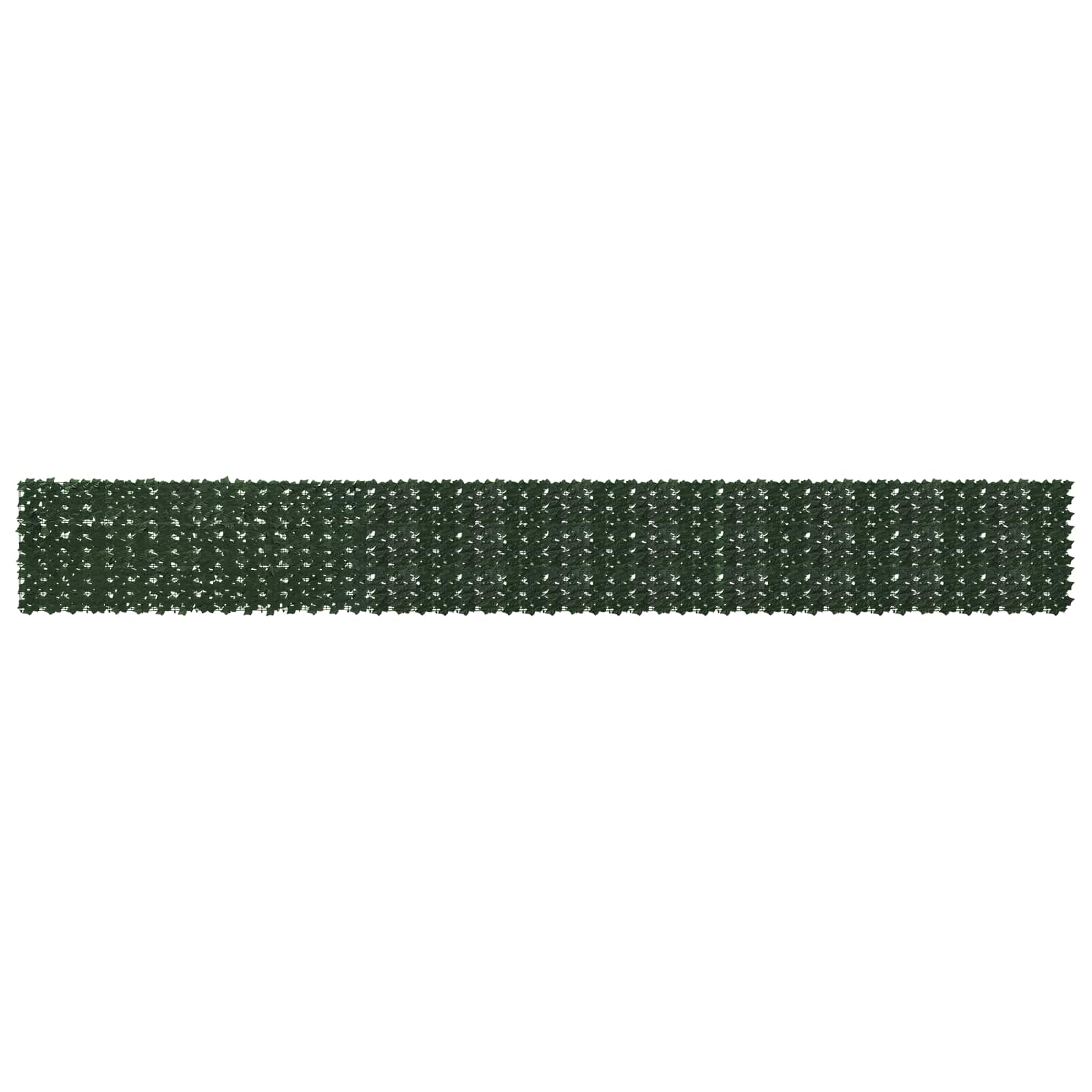Schermo per balcone con foglie Verde Scuro 600 x 75 cm