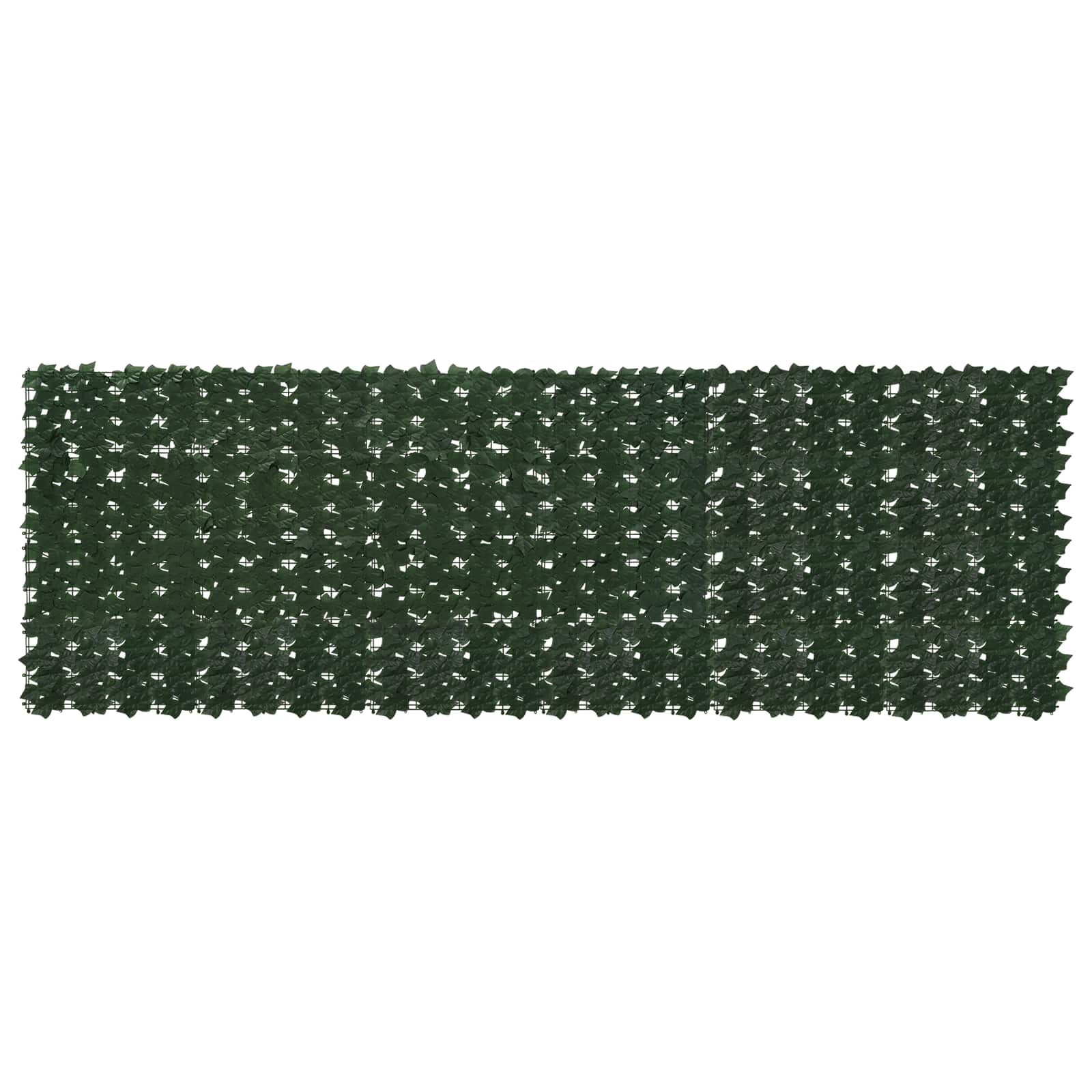 Schermo per balcone con foglie Verde Scuro 300 x 100 cm