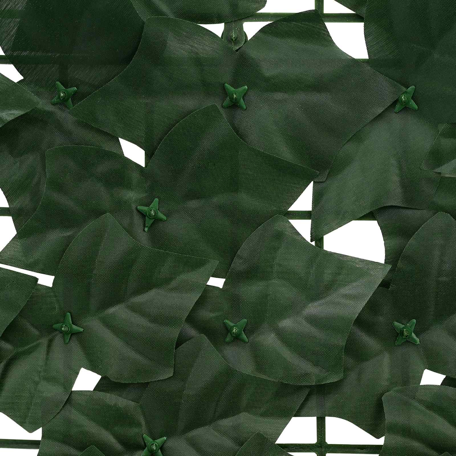 Schermo per balcone con foglie Verde Scuro 500 x 100 cm