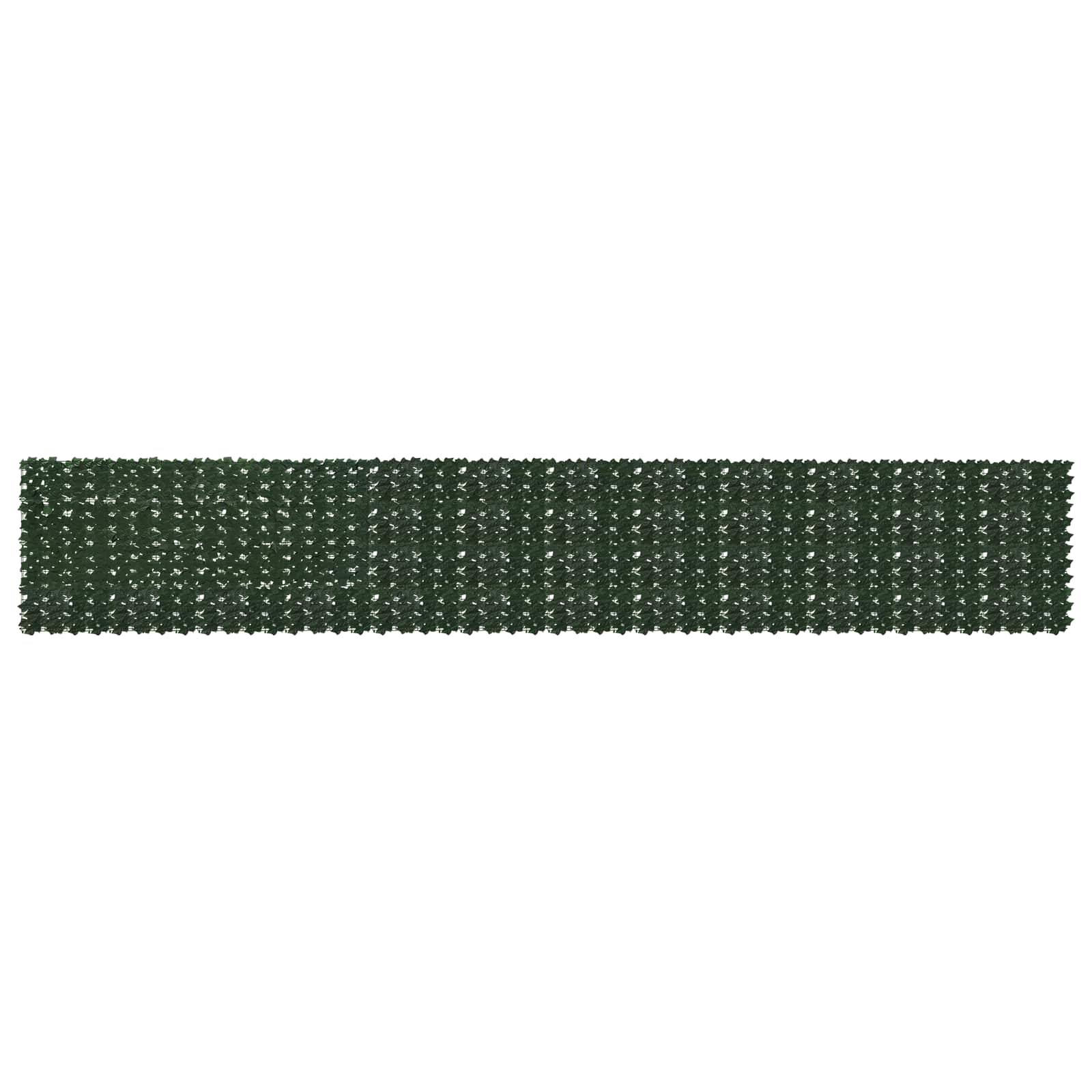 Schermo per balcone con foglie Verde Scuro 600 x 100 cm