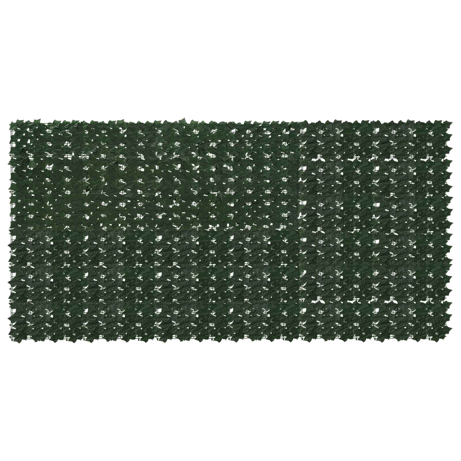 Schermo per balcone con foglie Verde Scuro 300 x 150 cm