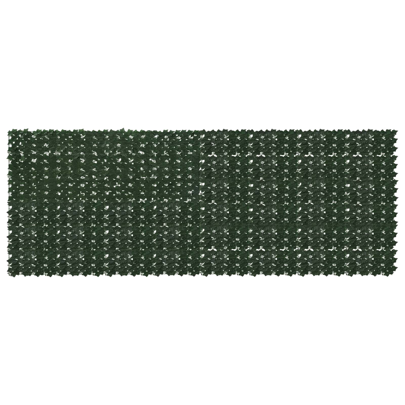 Schermo per balcone con foglie Verde Scuro 400 x 150 cm