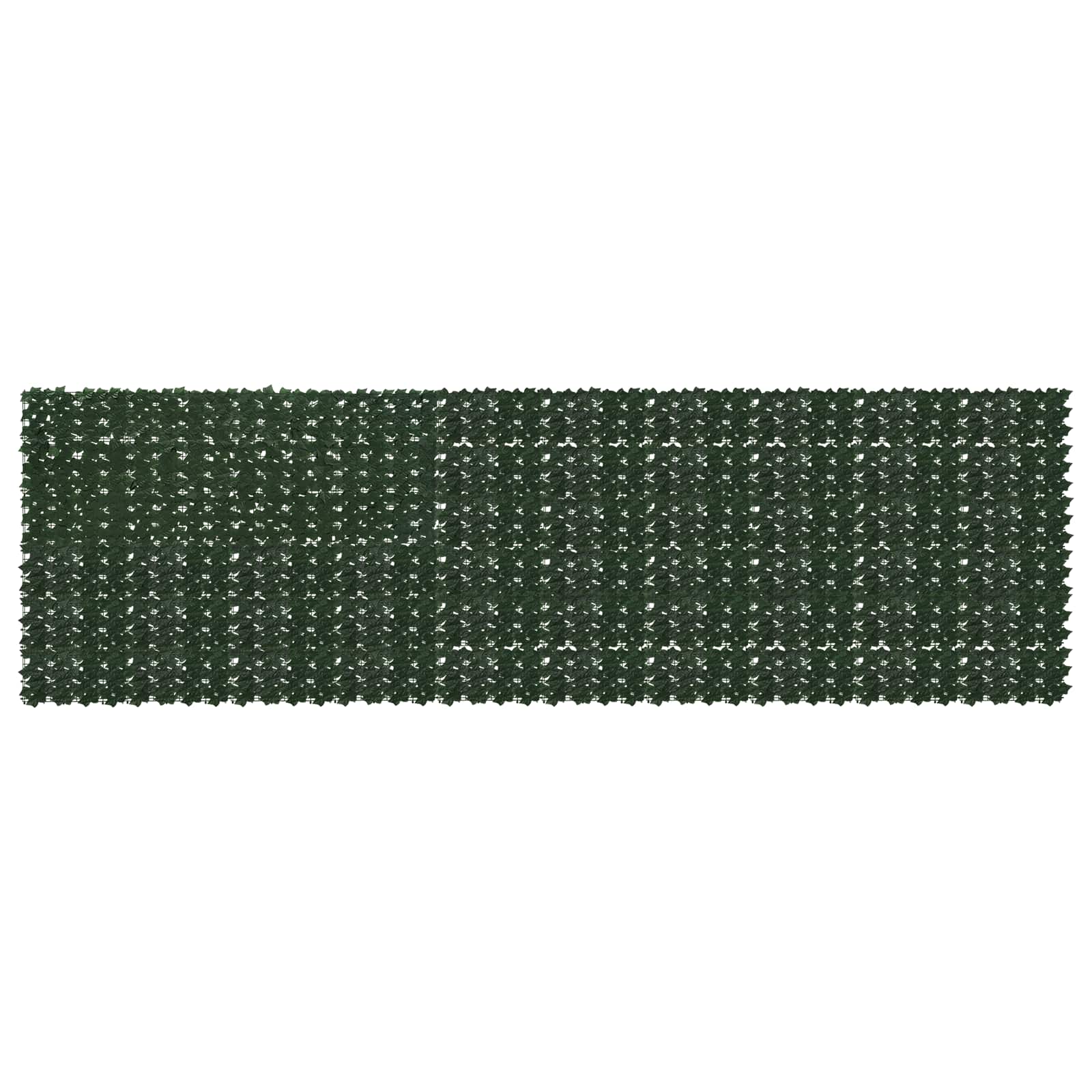 Schermo per balcone con foglie Verde Scuro 500 x 150 cm