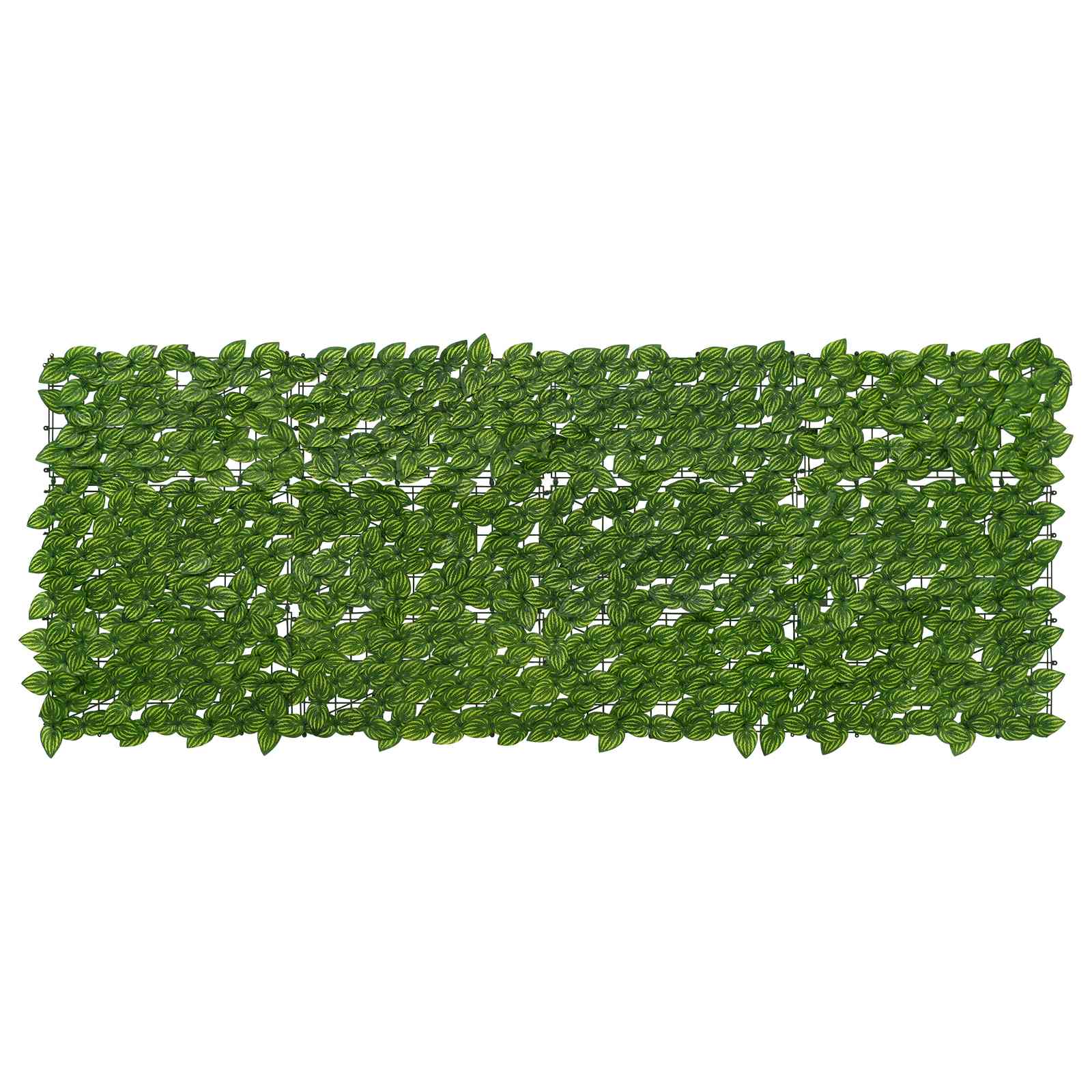 Schermo per balcone con foglie Verde e Giallo 200 x 75 cm
