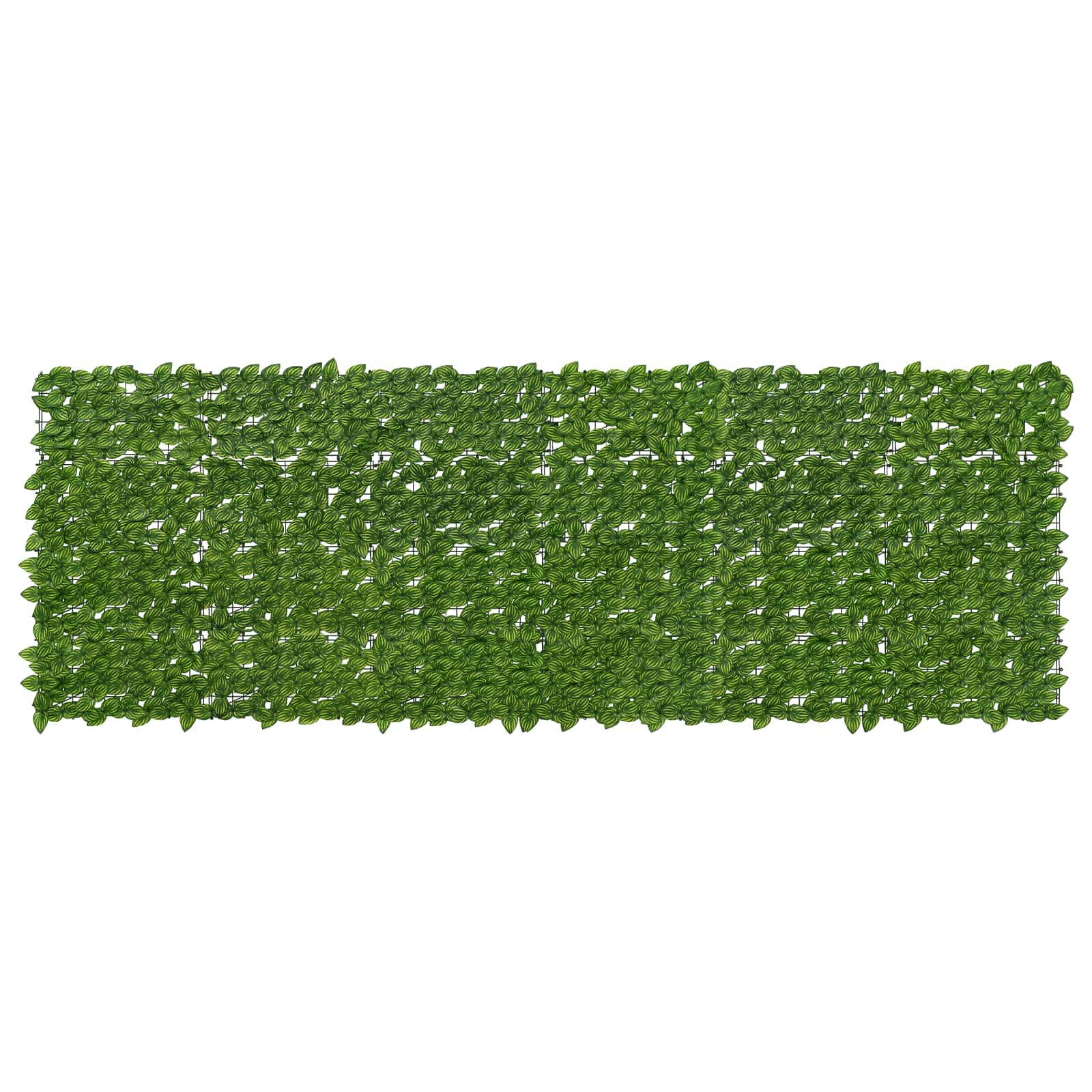 Schermo per balcone con foglie Verde e Giallo 300 x 100 cm