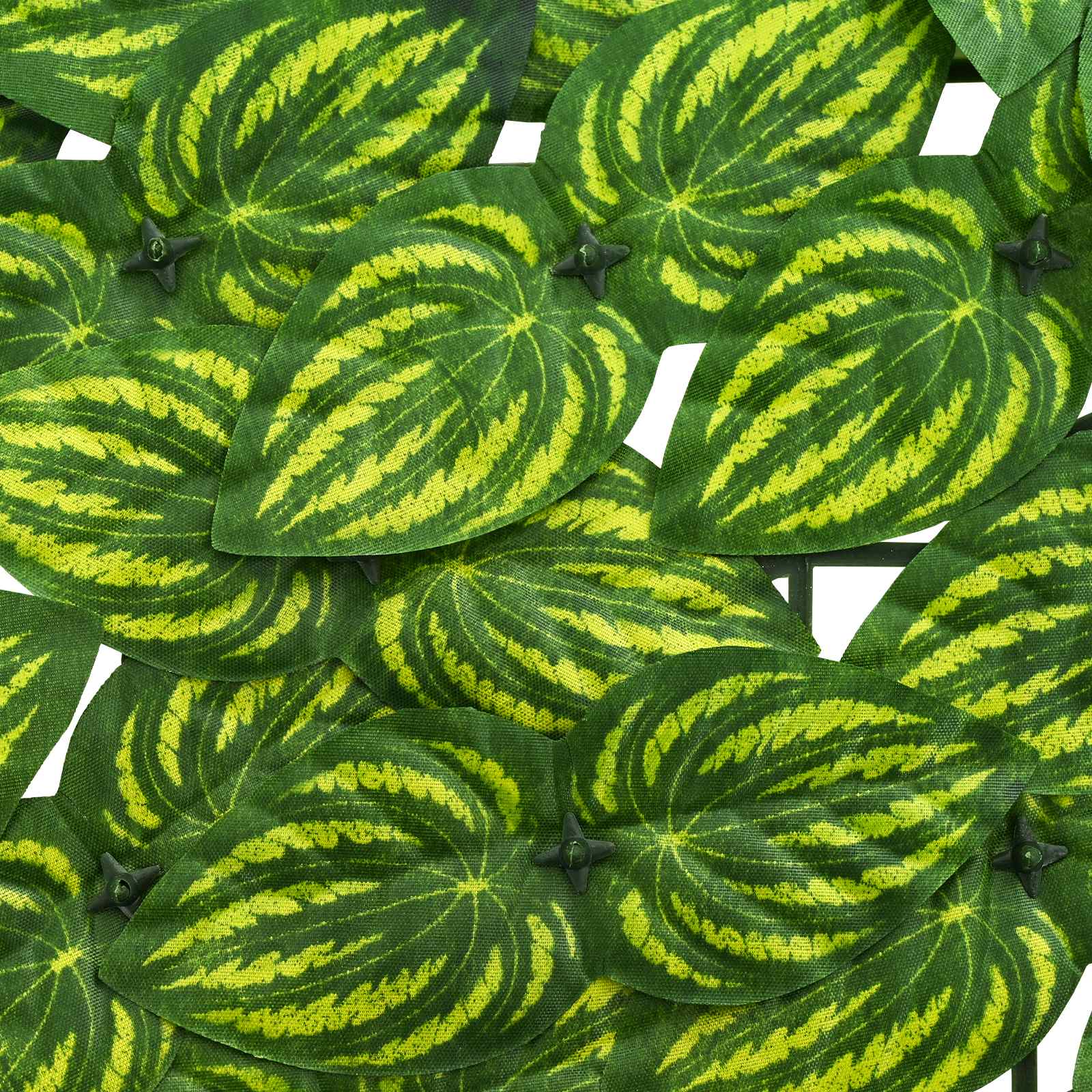 Schermo per balcone con foglie Verde e Giallo 300 x 100 cm
