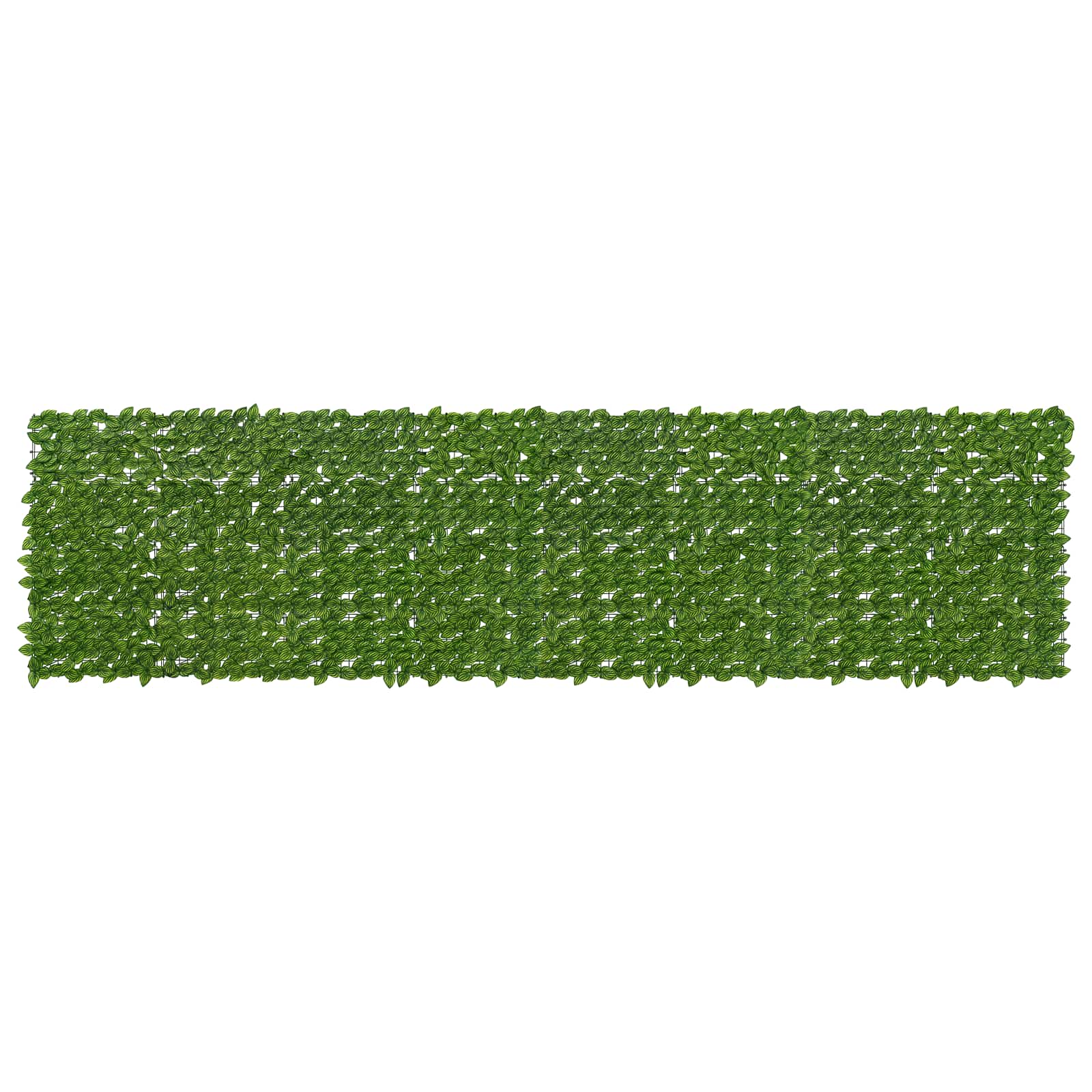 Schermo per balcone con foglie Verde e Giallo 400 x 100 cm