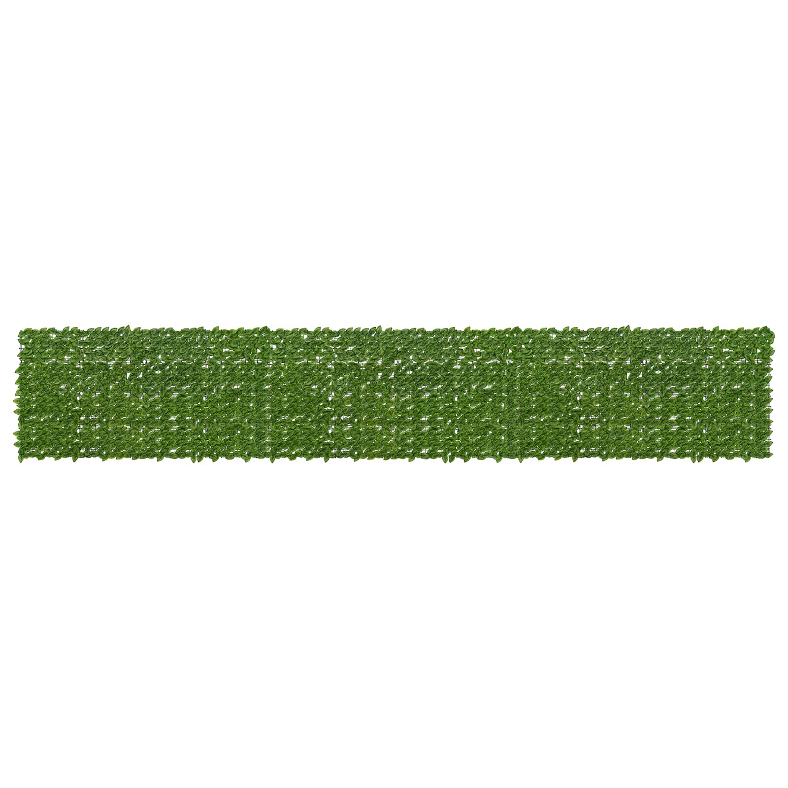 Schermo per balcone con foglie Verde e Giallo 600 x 100 cm