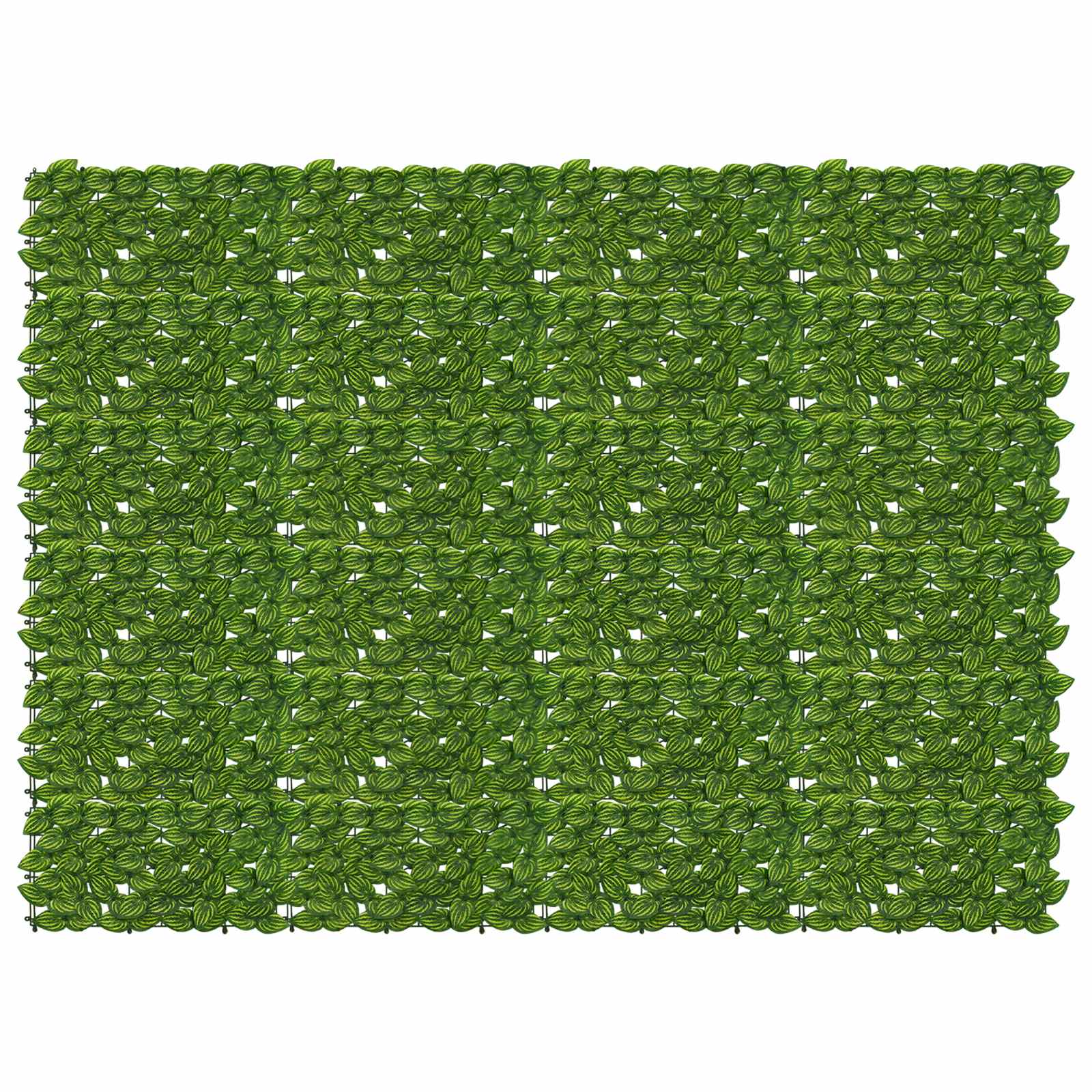 Schermo per balcone con foglie Verde e Giallo 200 x 150 cm