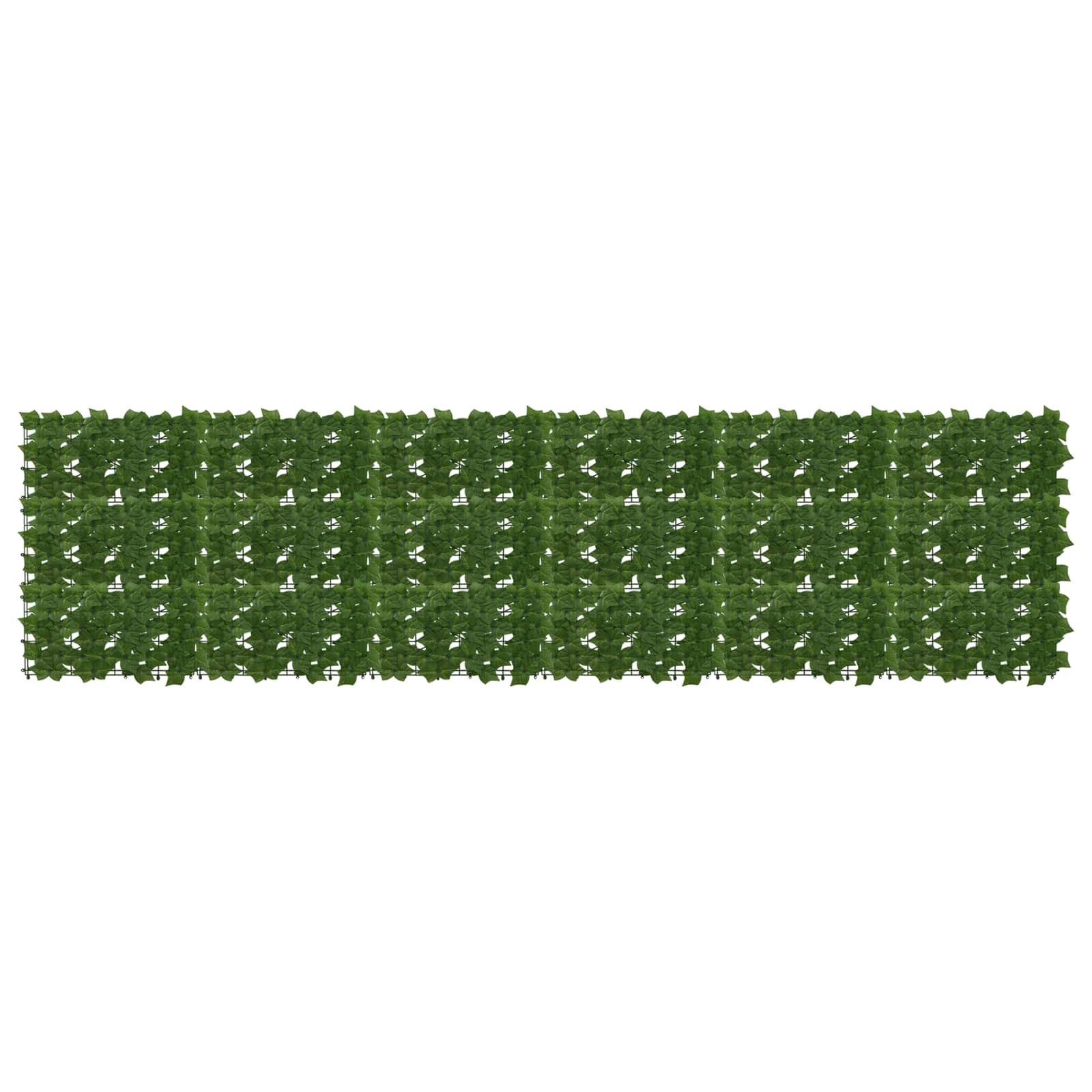 Schermo per balcone con foglie Verde 300 x 75 cm