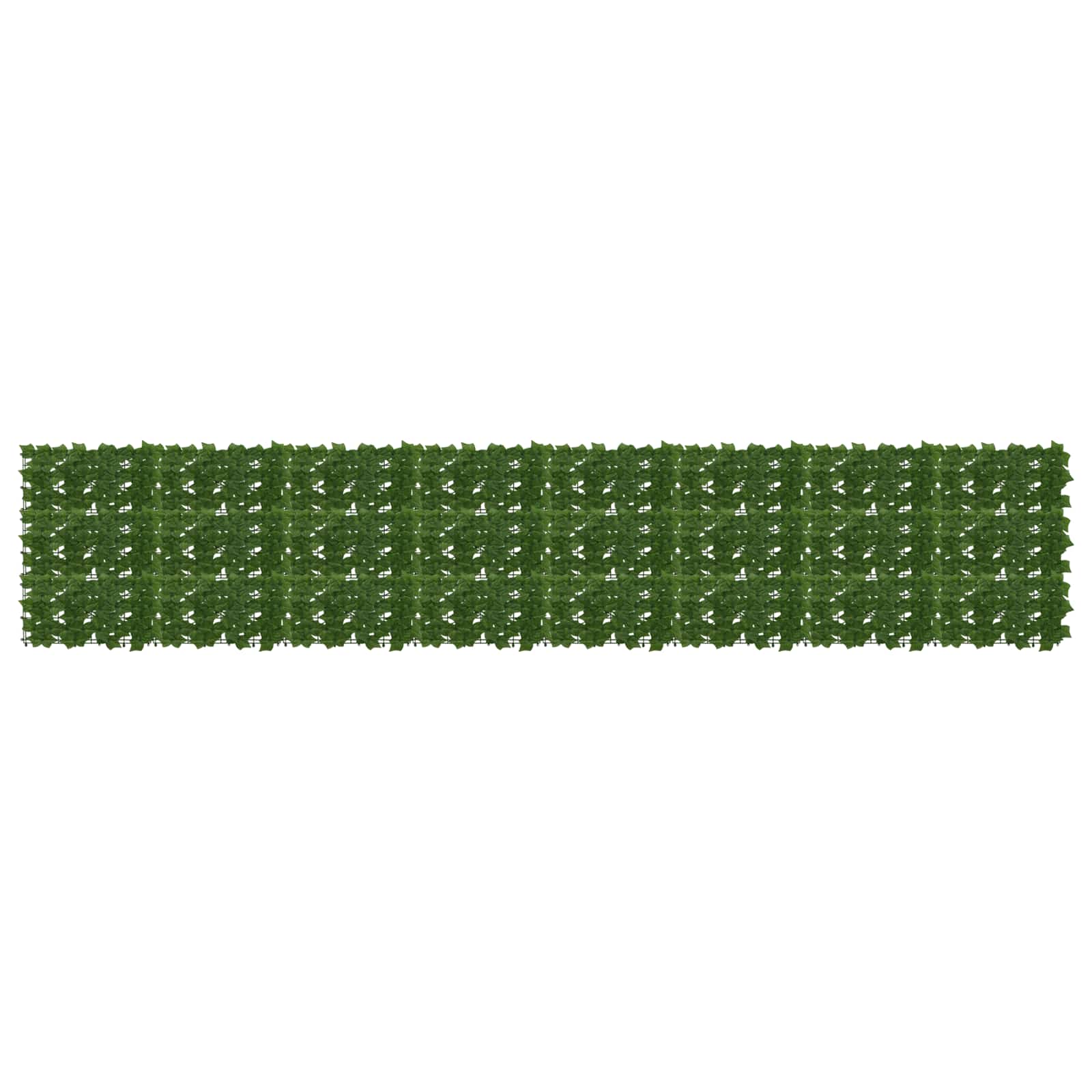 Schermo per balcone con foglie Verde 400 x 75 cm
