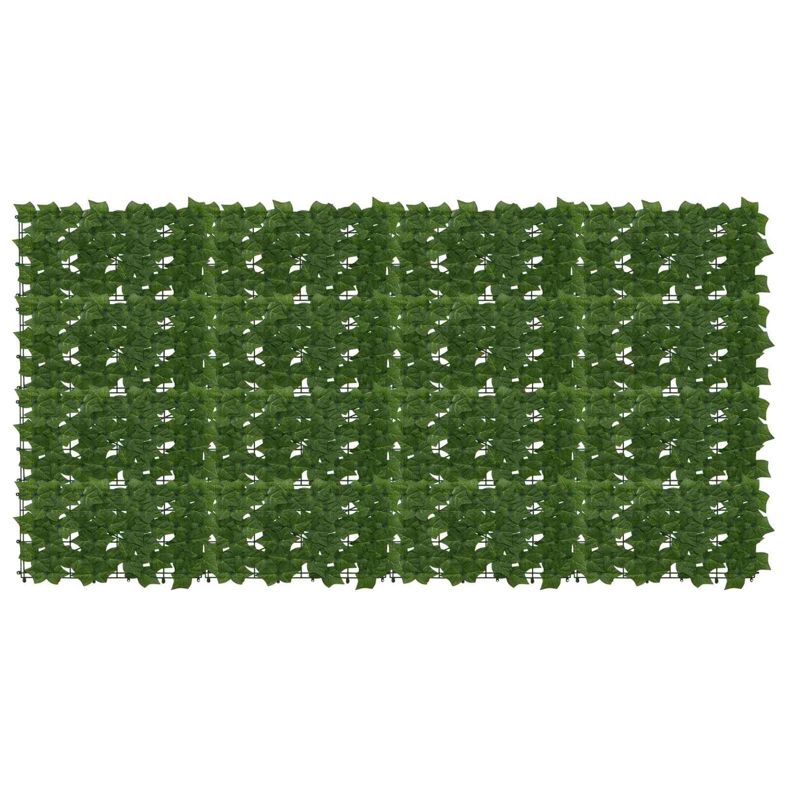 Schermo per balcone con foglie Verde 200 x 100 cm