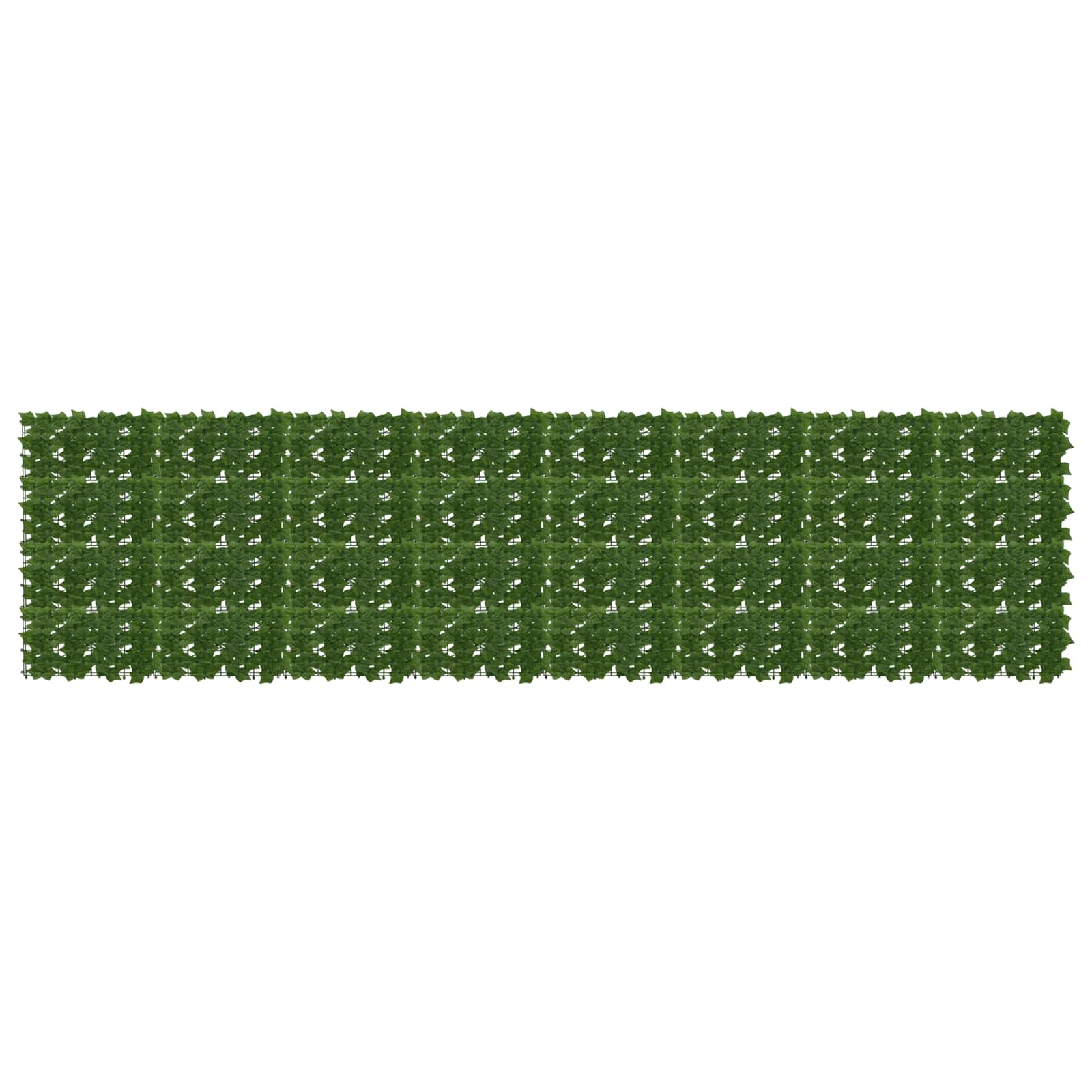 Schermo per balcone con foglie Verde 400 x 100 cm