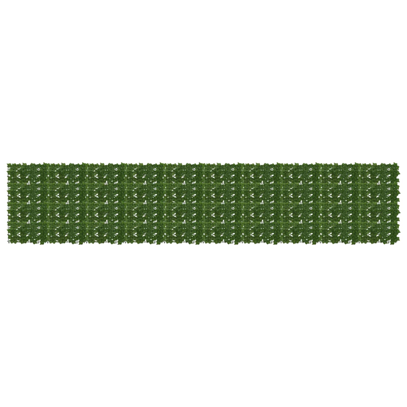 Schermo per balcone con foglie Verde 500 x 100 cm