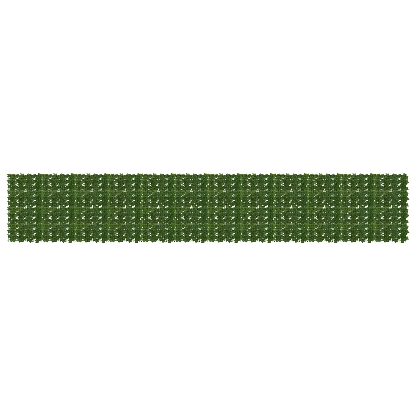 Schermo per balcone con foglie Verde 600 x 100 cm