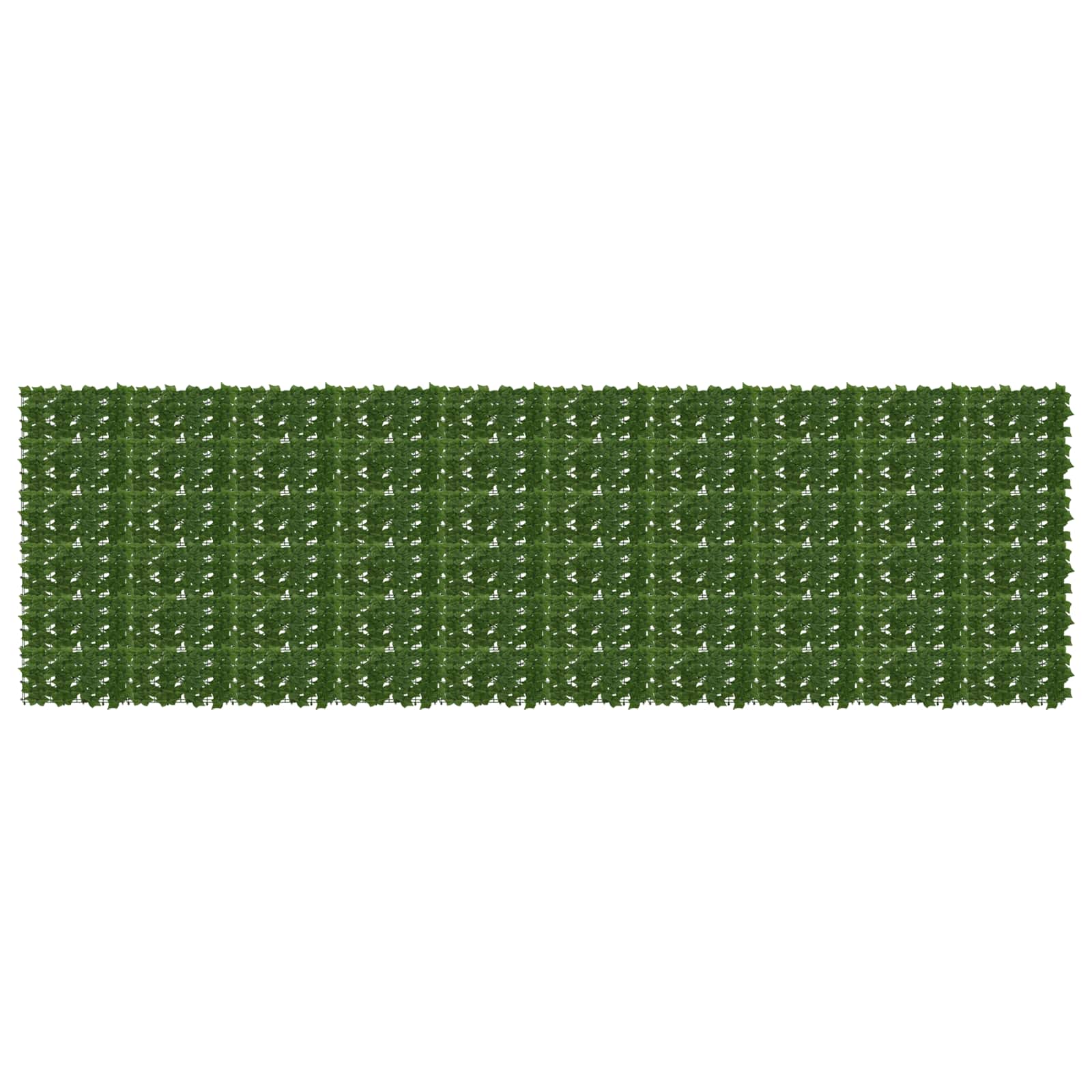 Schermo per balcone con foglie Verde 500 x 150 cm