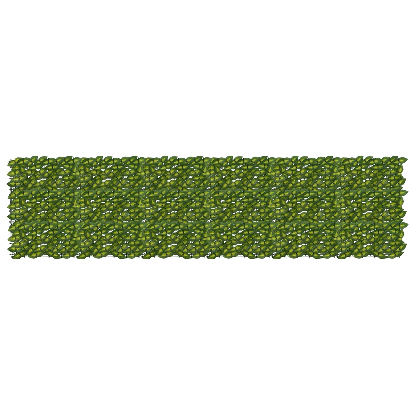 Schermo per balcone con foglie Verde e Giallo 300 x 75 cm