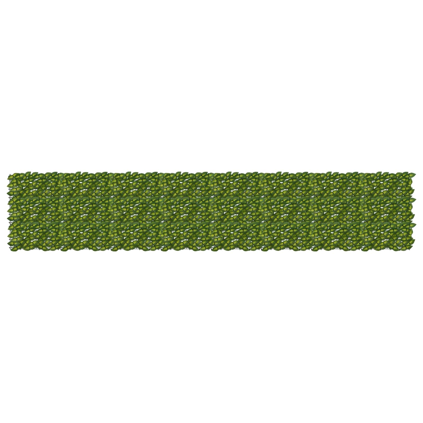 Schermo per balcone con foglie Verde e Giallo 400 x 75 cm