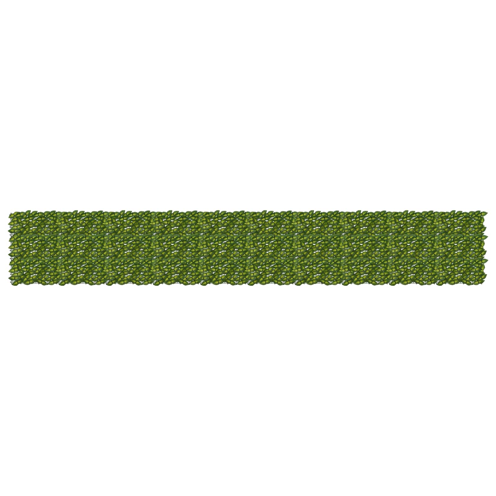 Schermo per balcone con foglie Verde e Giallo 500 x 75 cm