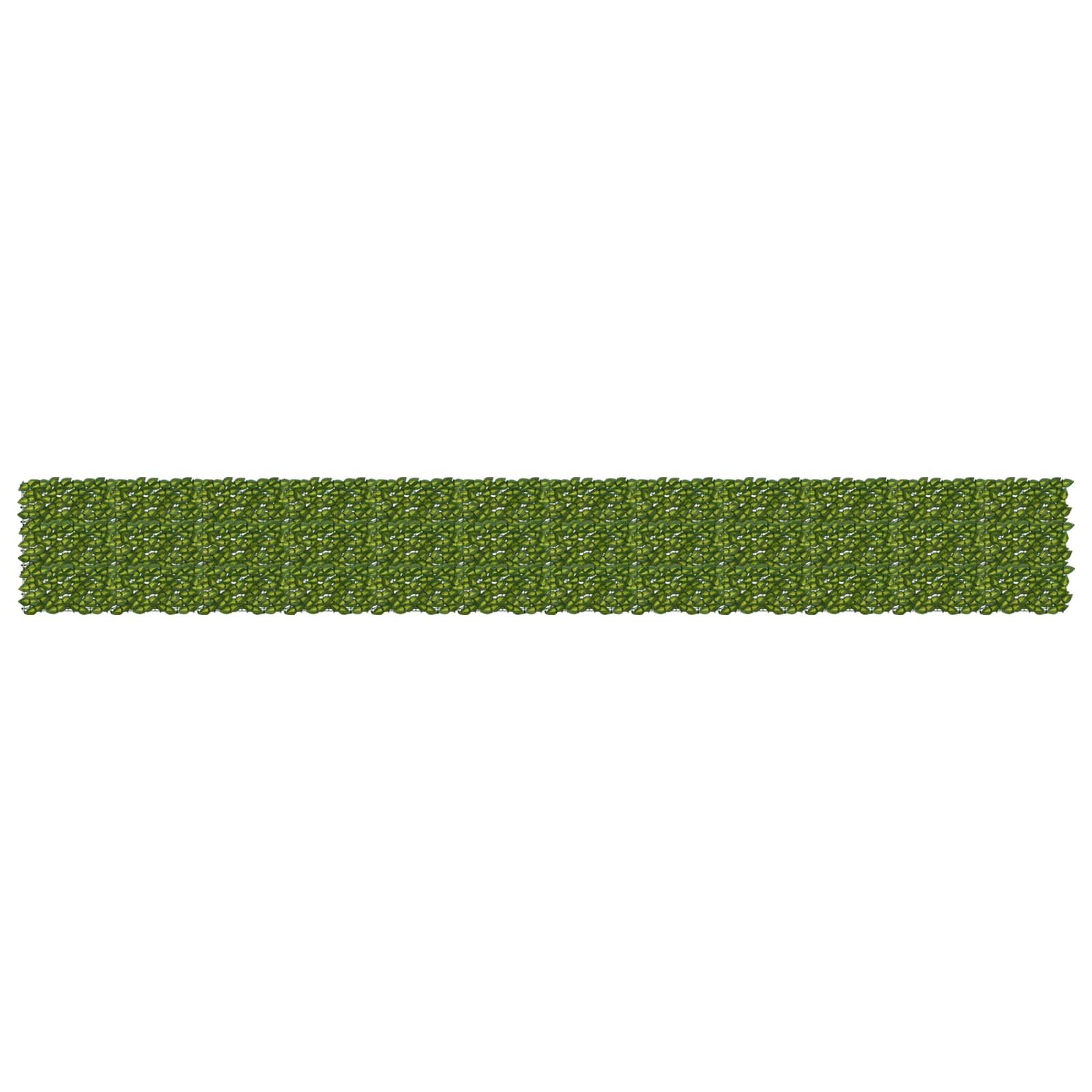 Schermo per balcone con foglie Verde e Giallo 600 x 75 cm