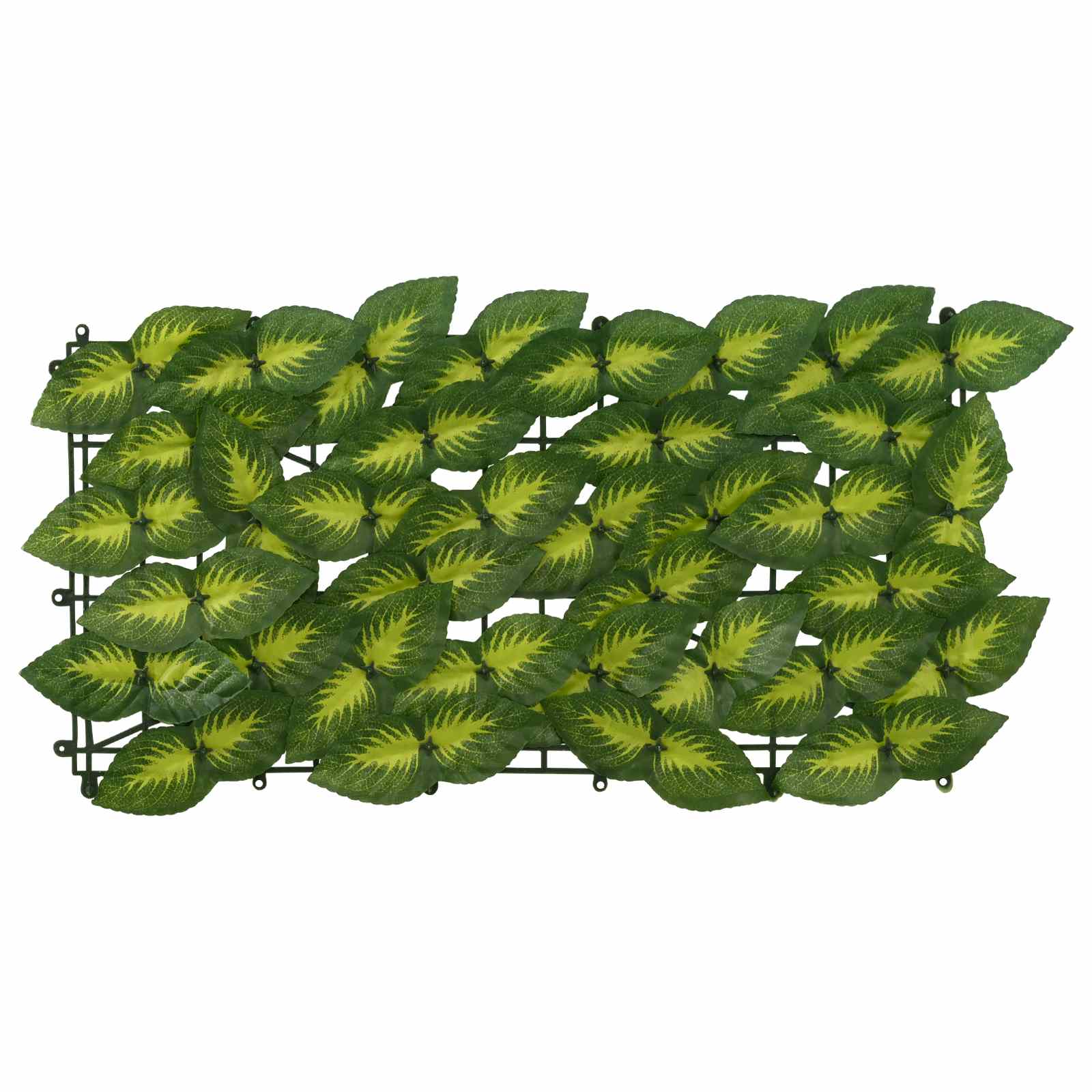 Schermo per balcone con foglie Verde e Giallo 200 x 100 cm