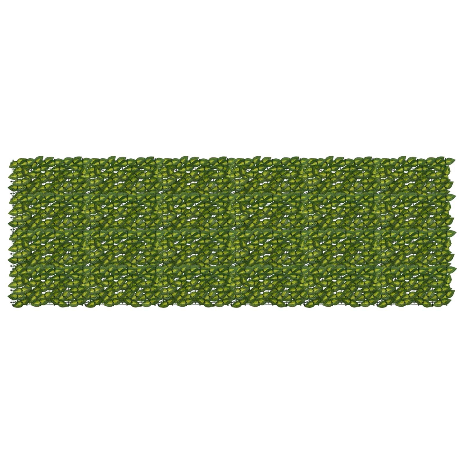 Schermo per balcone con foglie Verde e Giallo 300 x 100 cm