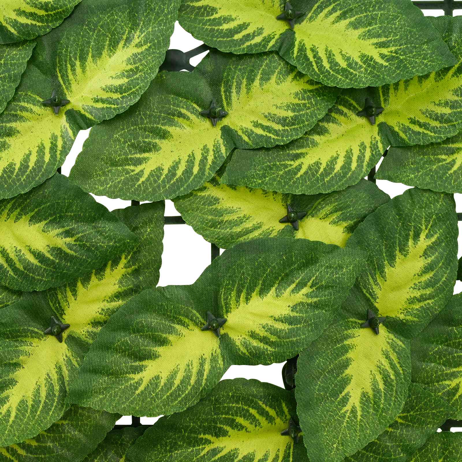 Schermo per balcone con foglie Verde e Giallo 300 x 100 cm