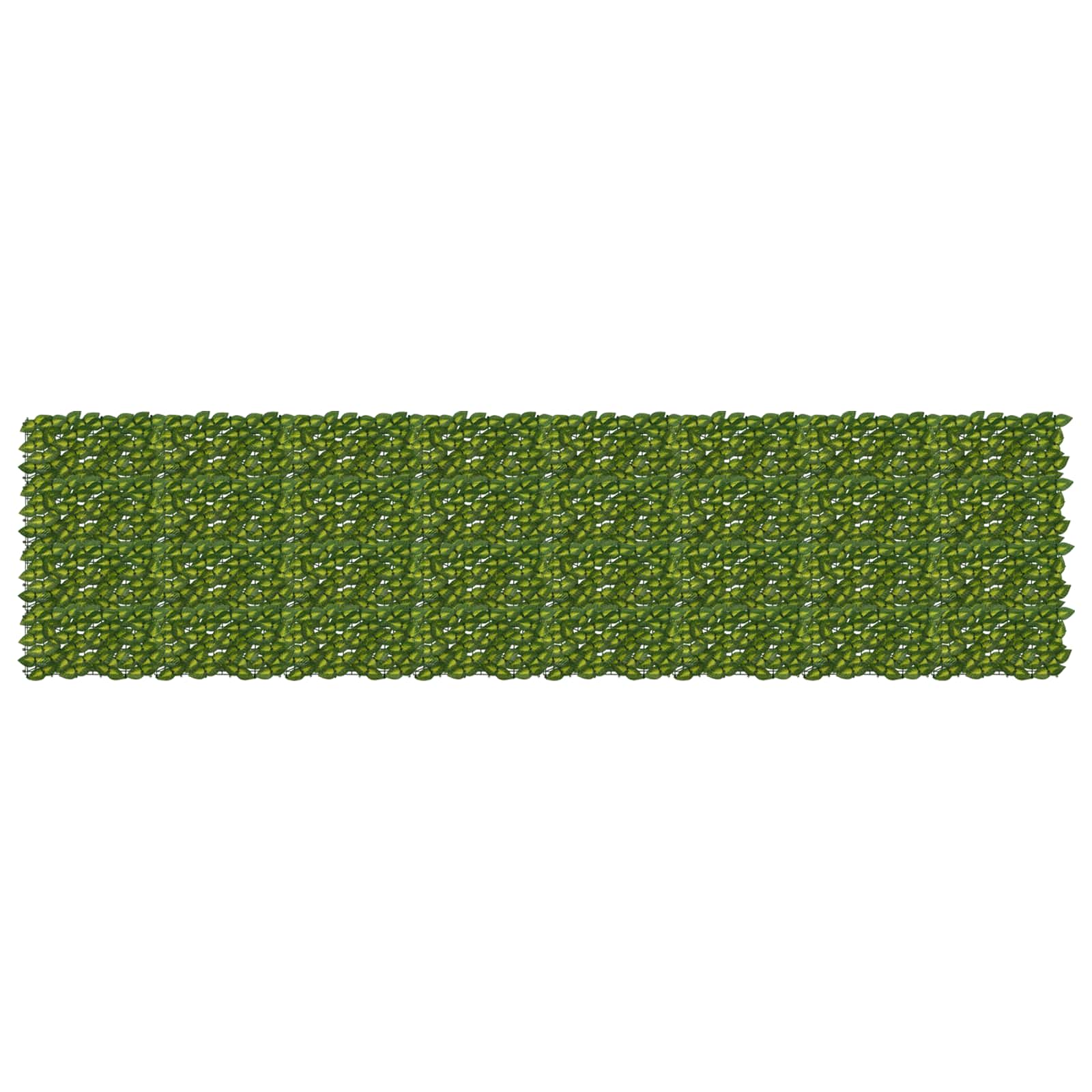 Schermo per balcone con foglie Verde e Giallo 400 x 100 cm