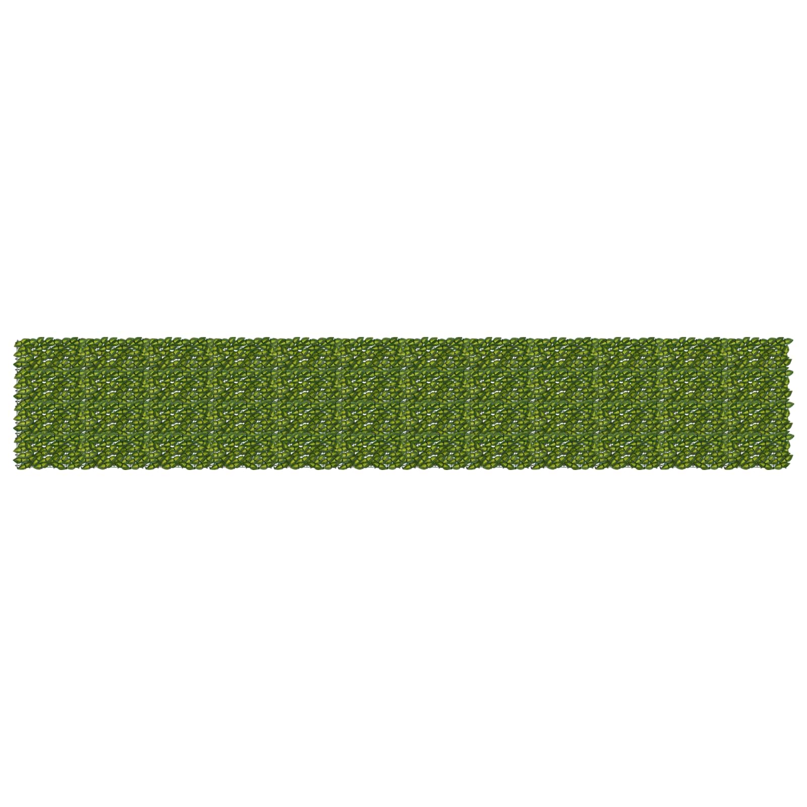 Schermo per balcone con foglie Verde e Giallo 600 x 100 cm