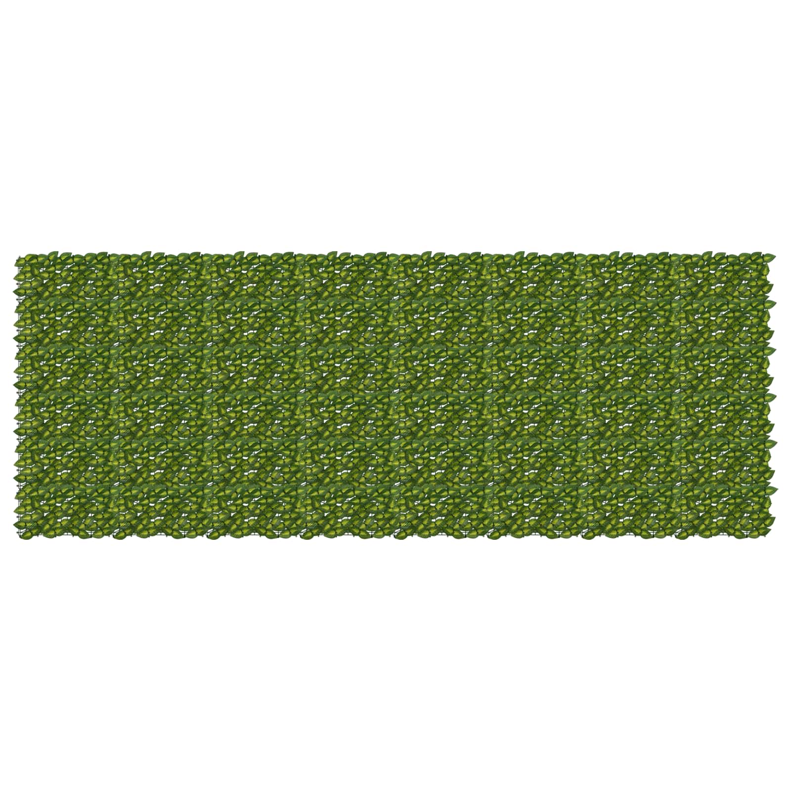 Schermo per balcone con foglie Verde e Giallo 400 x 150 cm