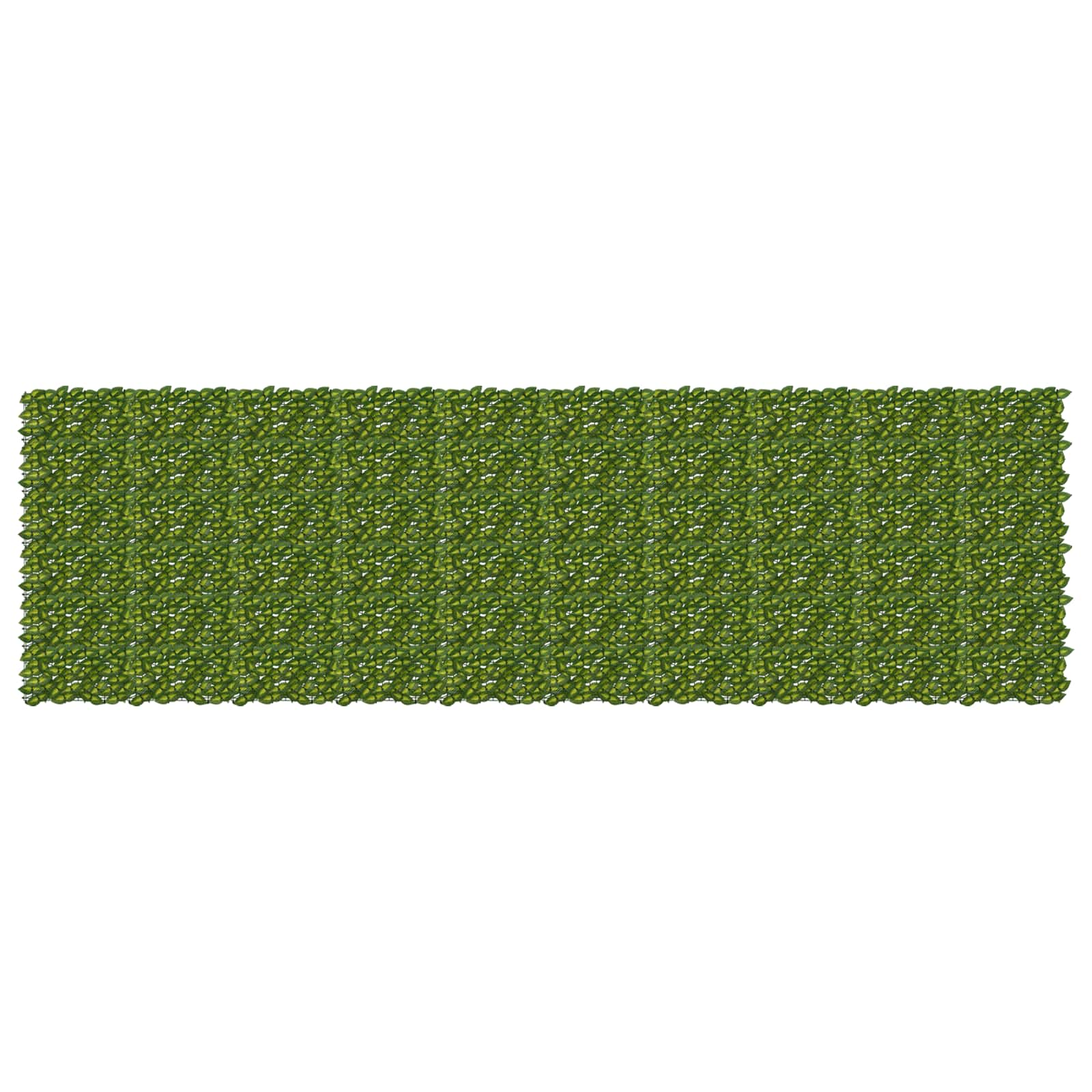 Schermo per balcone con foglie Verde e Giallo 500 x 150 cm
