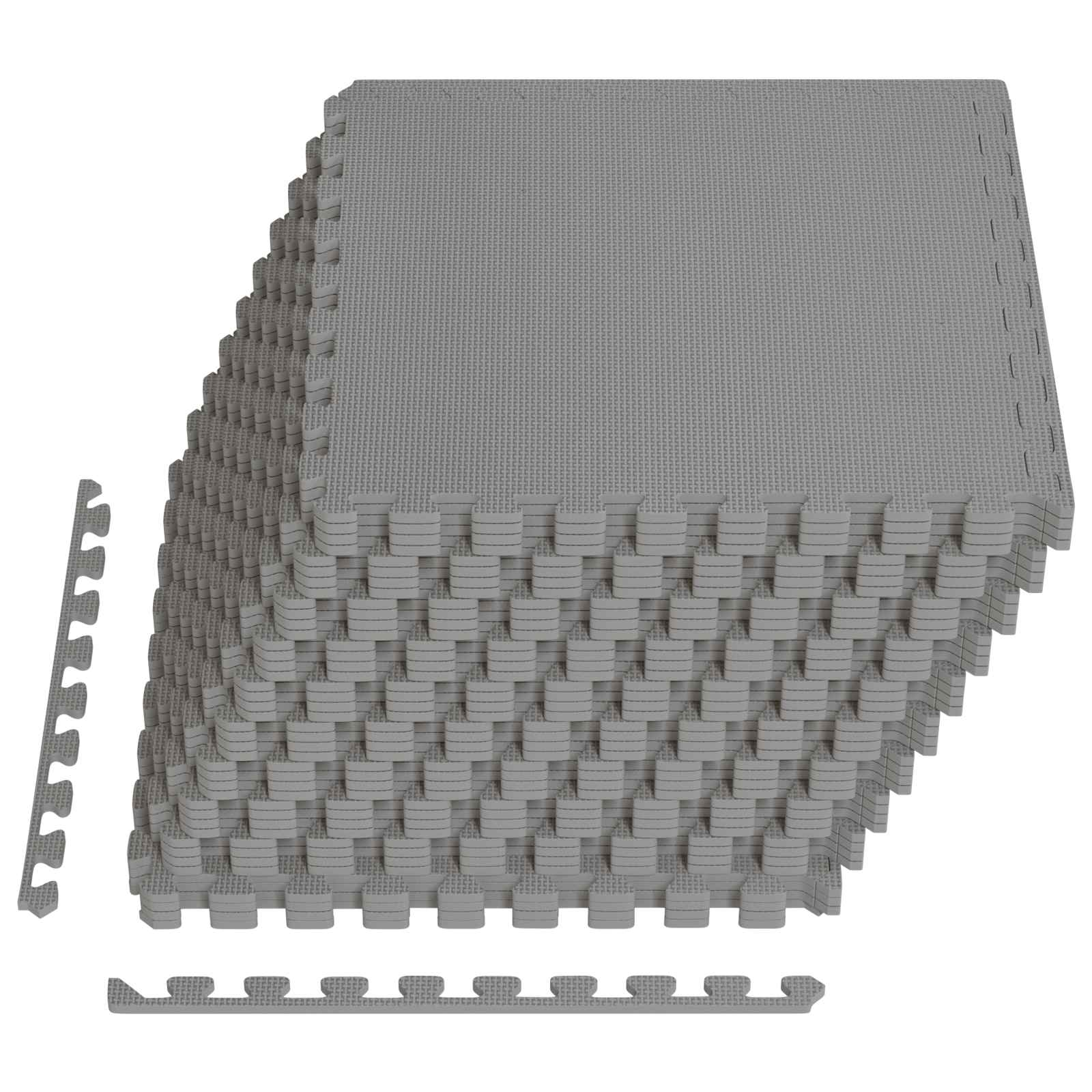 Tappeti 40 pz Grigio 14,4 m² Schiuma EVA