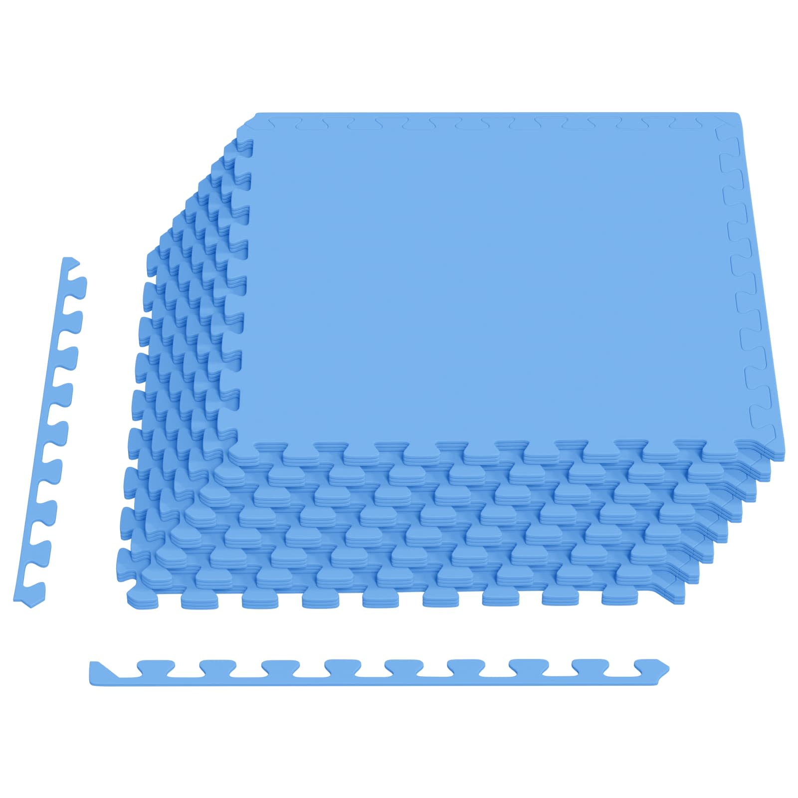 Tappeti 24 pz Blu 8,64 m² Schiuma EVA