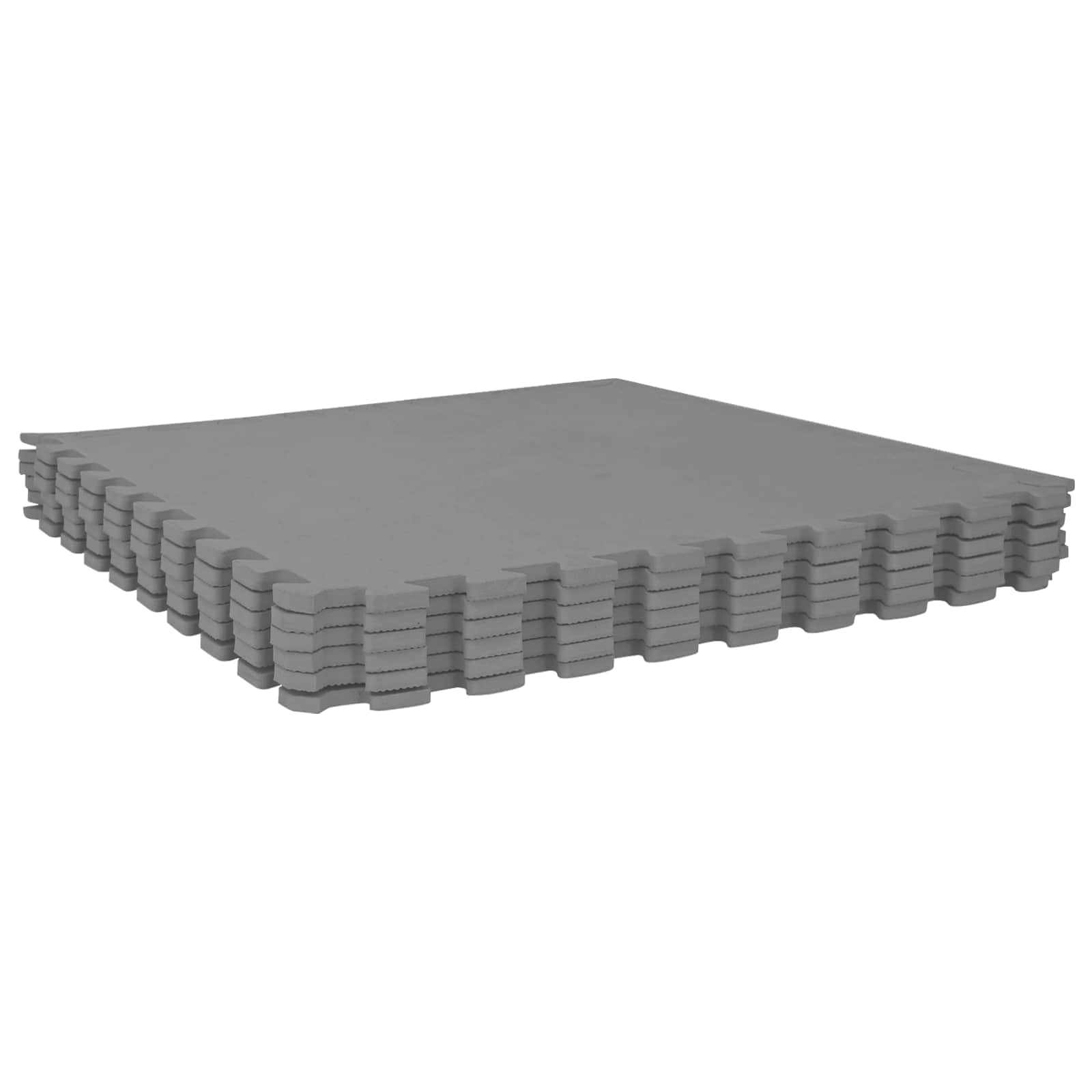 Tappeti 40 pz Grigio 14,4 m² Schiuma EVA
