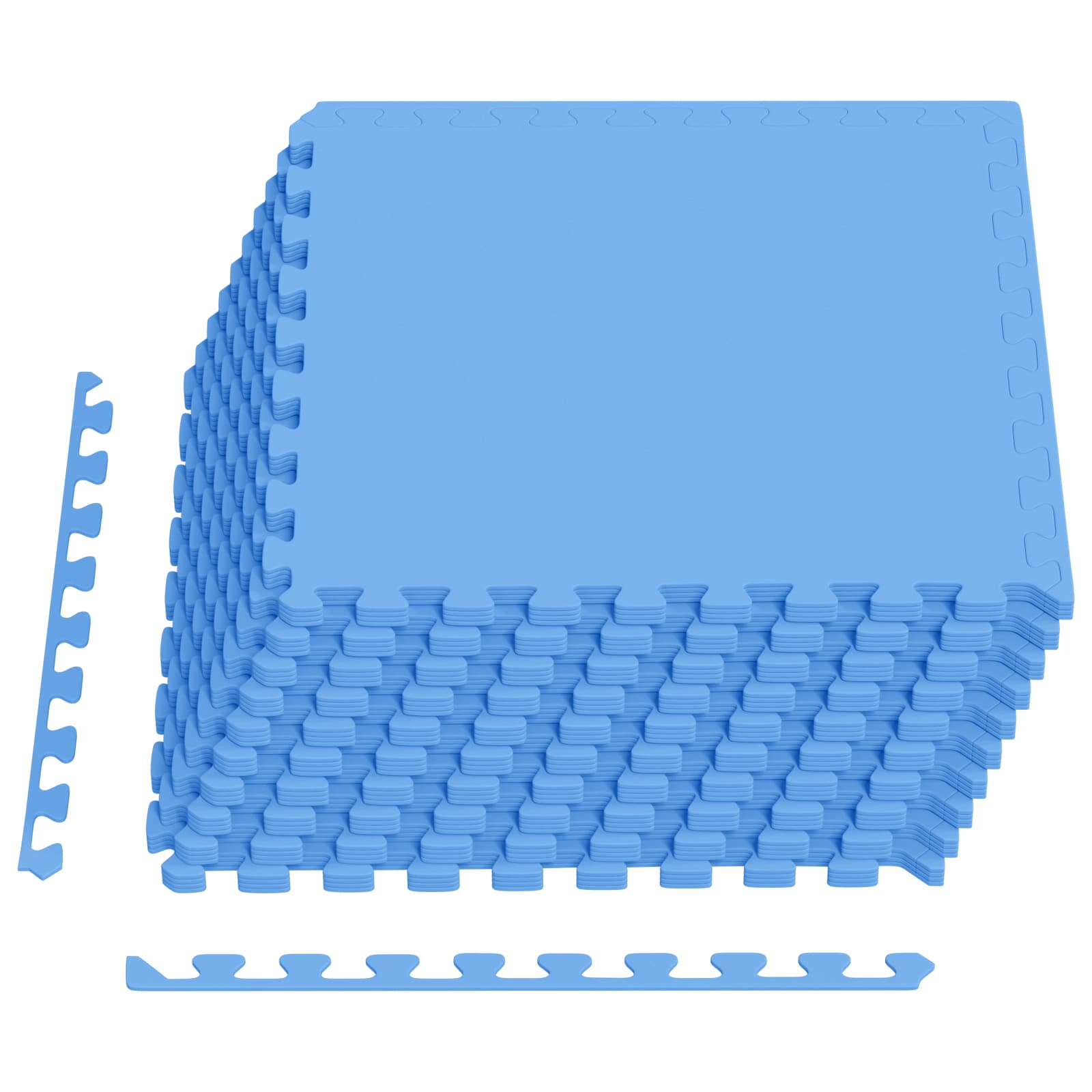 Tappeti 40 pz Blu 14,4 m² Schiuma EVA