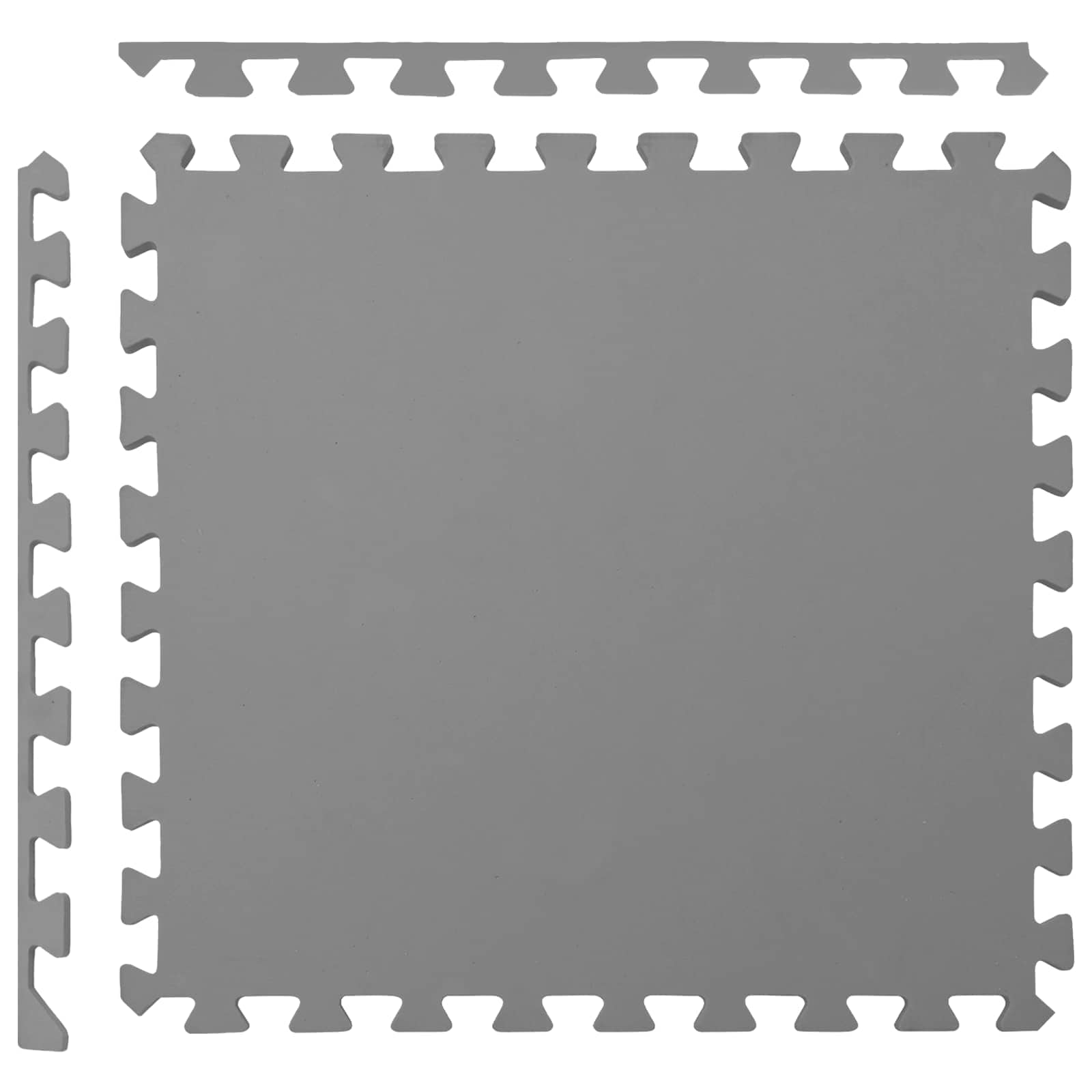 Tappeti 50 pz Grigio 18 m² Schiuma EVA