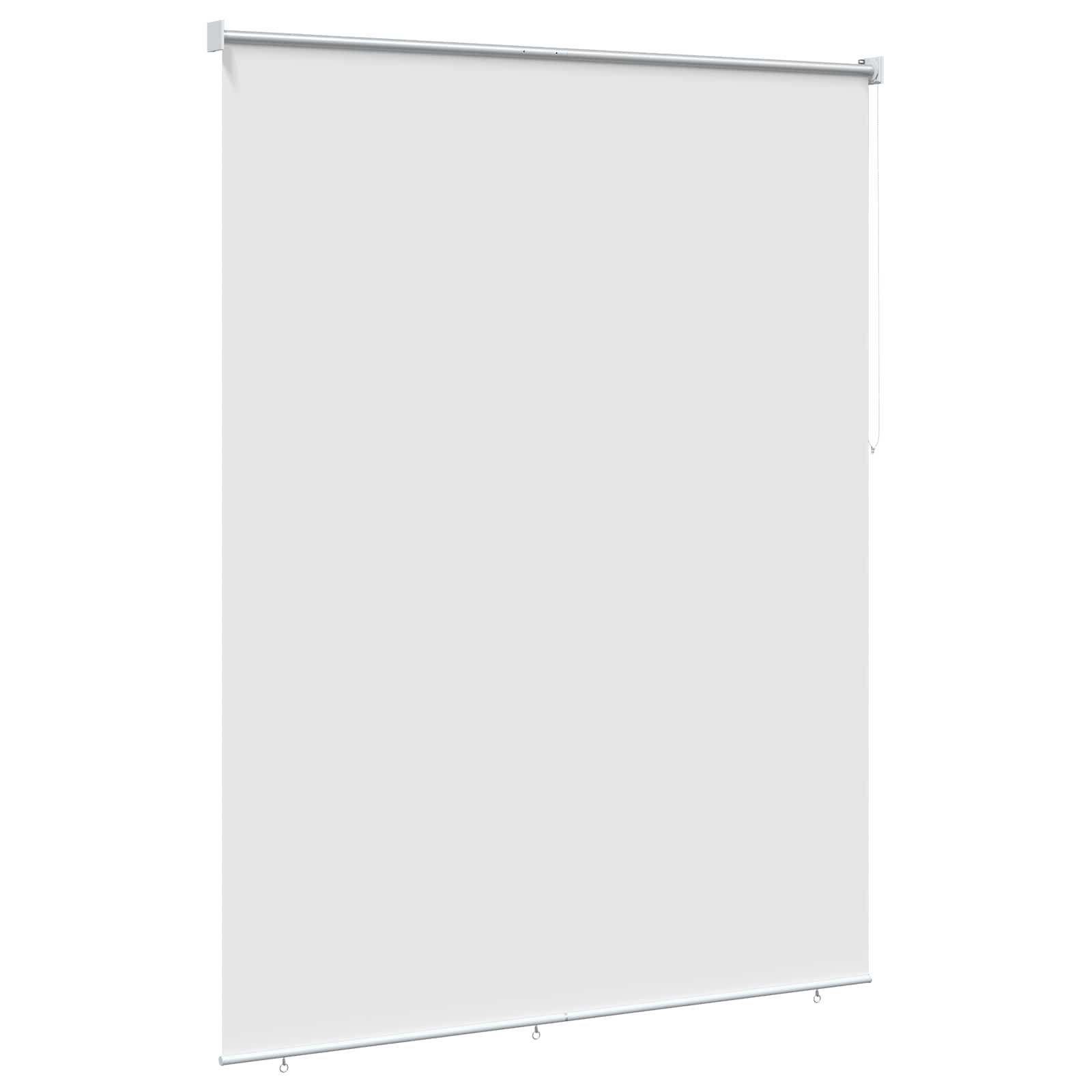 Tenda da sole a rullo con protezione UV Bianco Poliestere