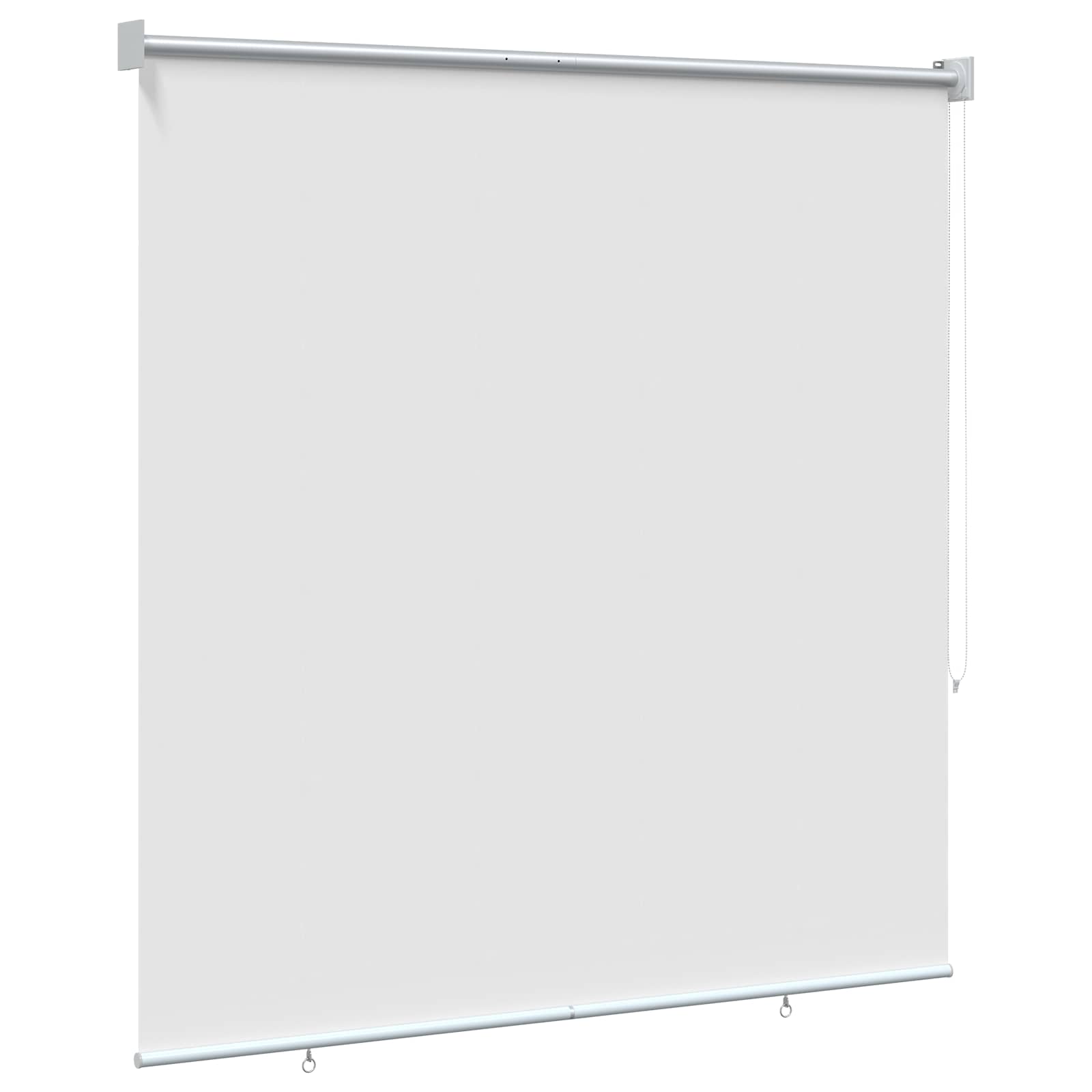 Tenda da sole a rullo con protezione UV Bianco Poliestere