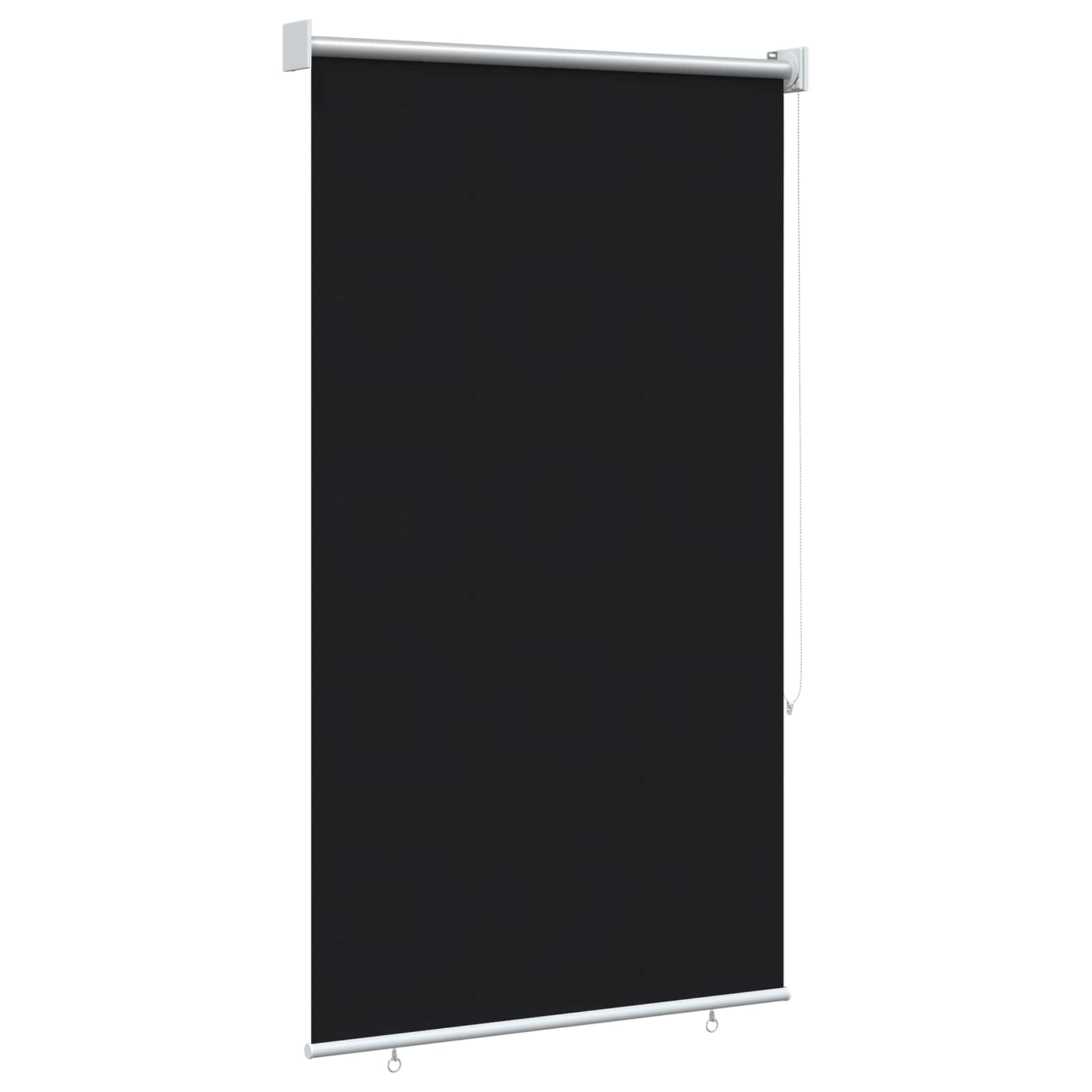 Tenda da sole a rullo con protezione UV Nero Poliestere