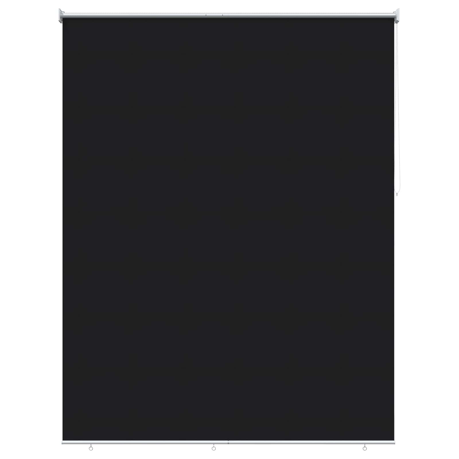 Tenda da sole a rullo con protezione UV Nero Poliestere