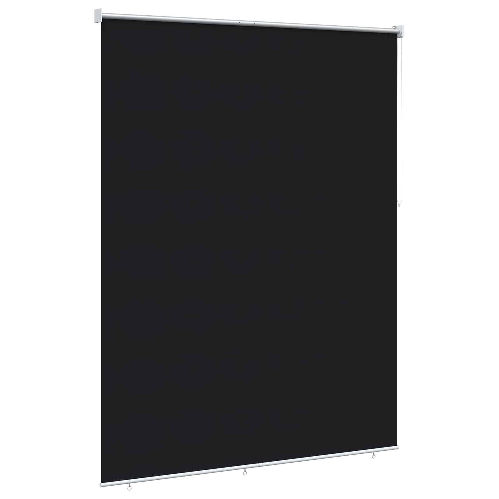Tenda da sole a rullo con protezione UV Nero Poliestere
